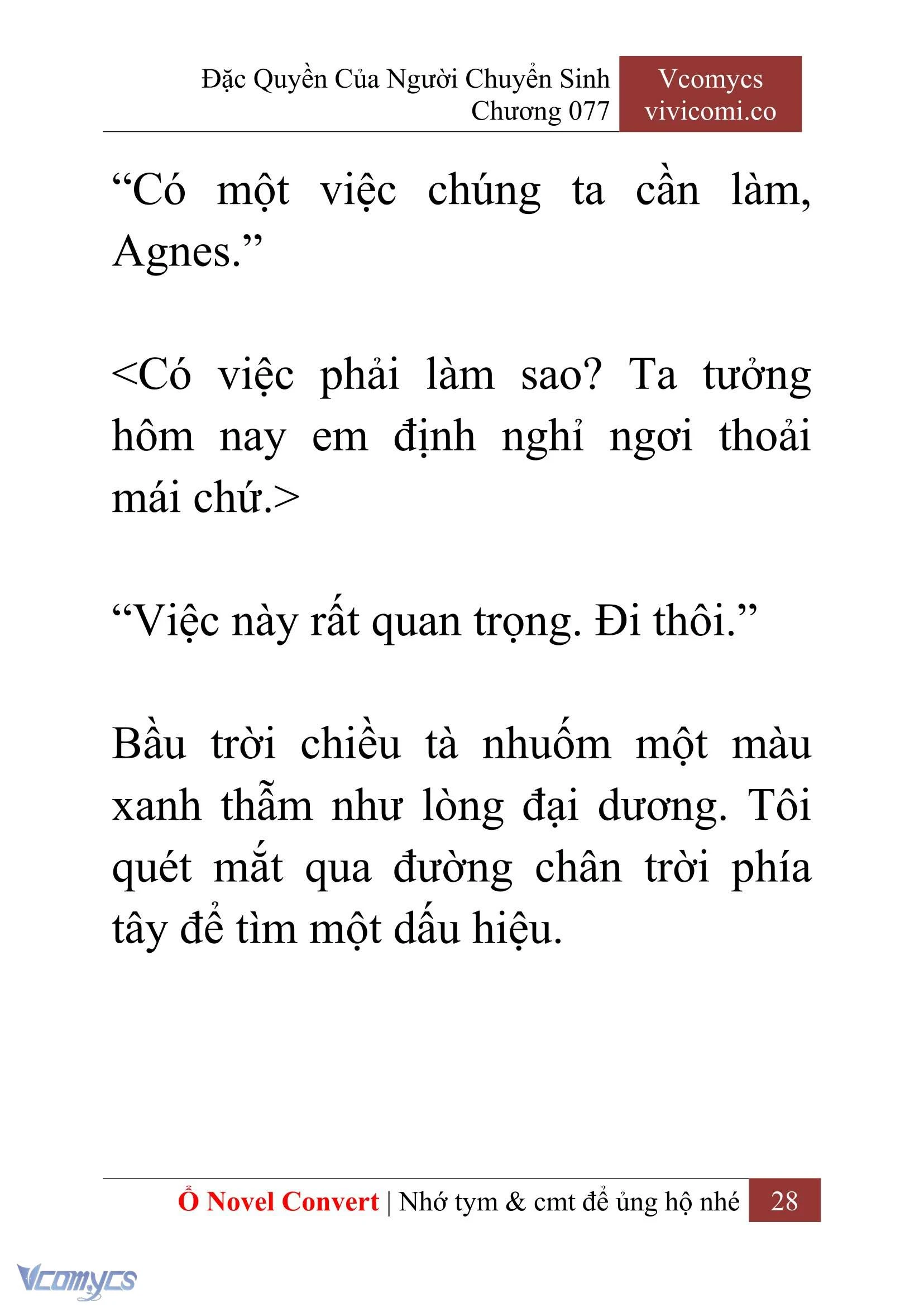 [Novel] Đặc Quyền Của Người Chuyển Sinh Chapter  77 - 30