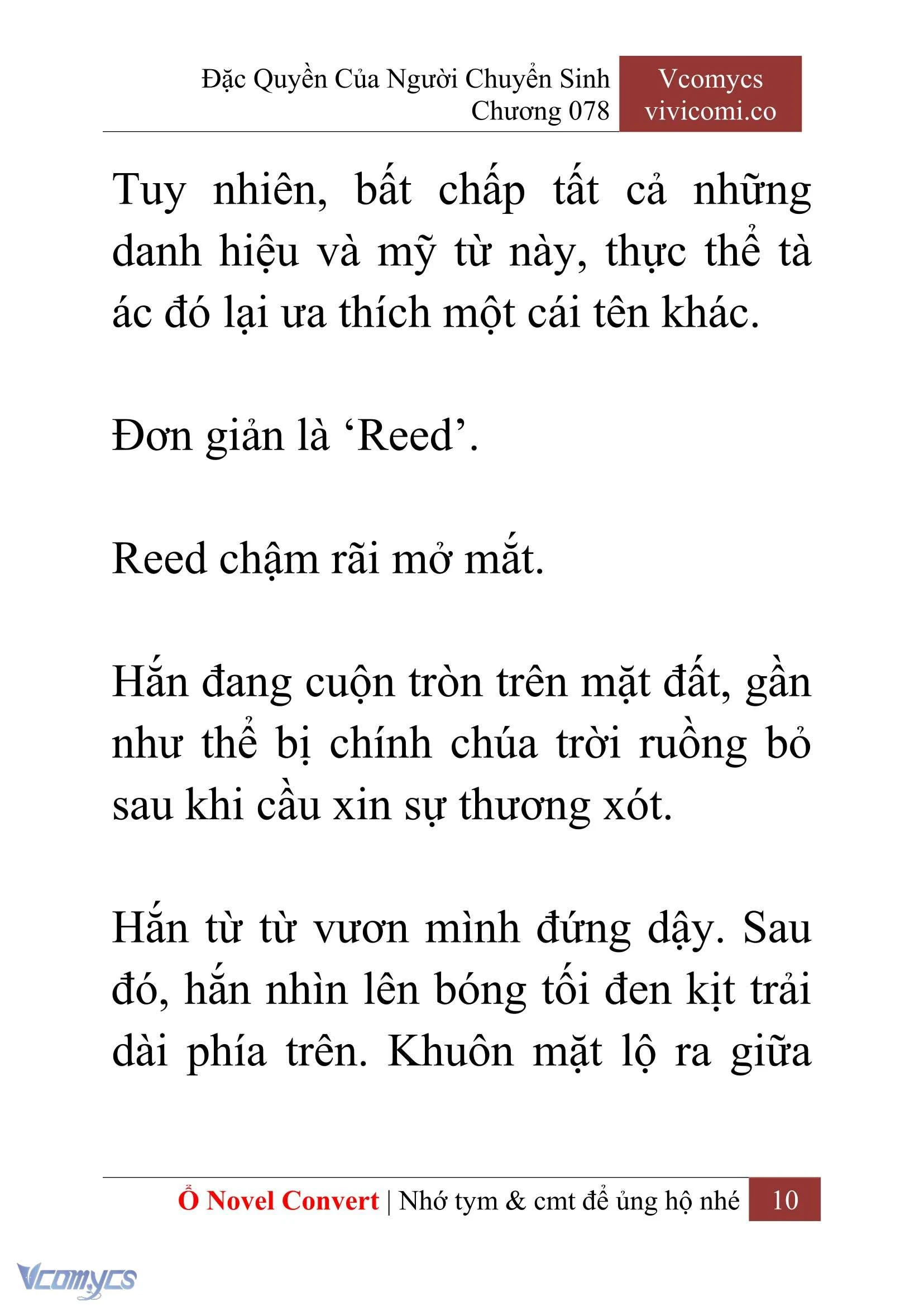 [Novel] Đặc Quyền Của Người Chuyển Sinh Chapter  78 - 12