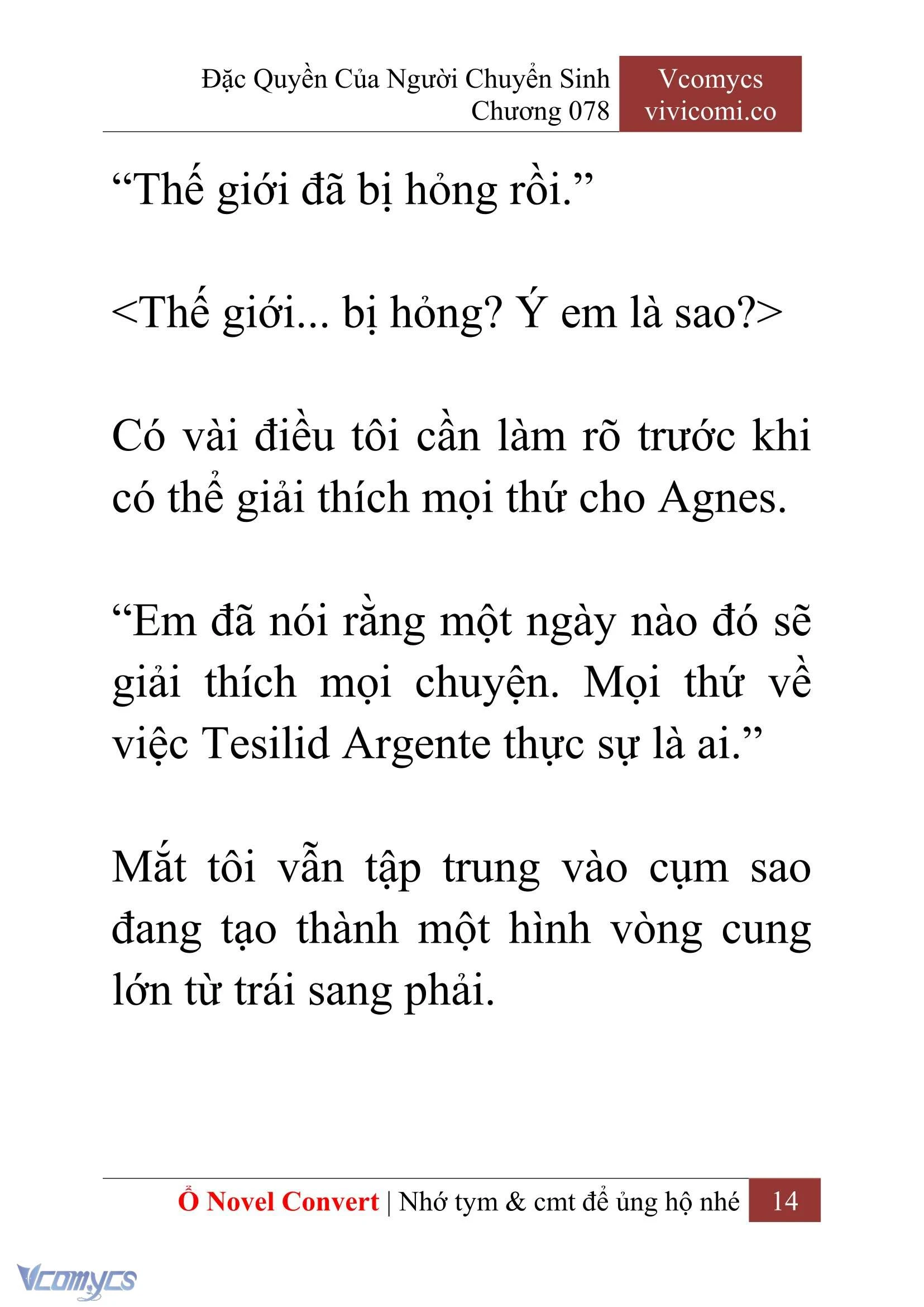 [Novel] Đặc Quyền Của Người Chuyển Sinh Chapter  78 - 16