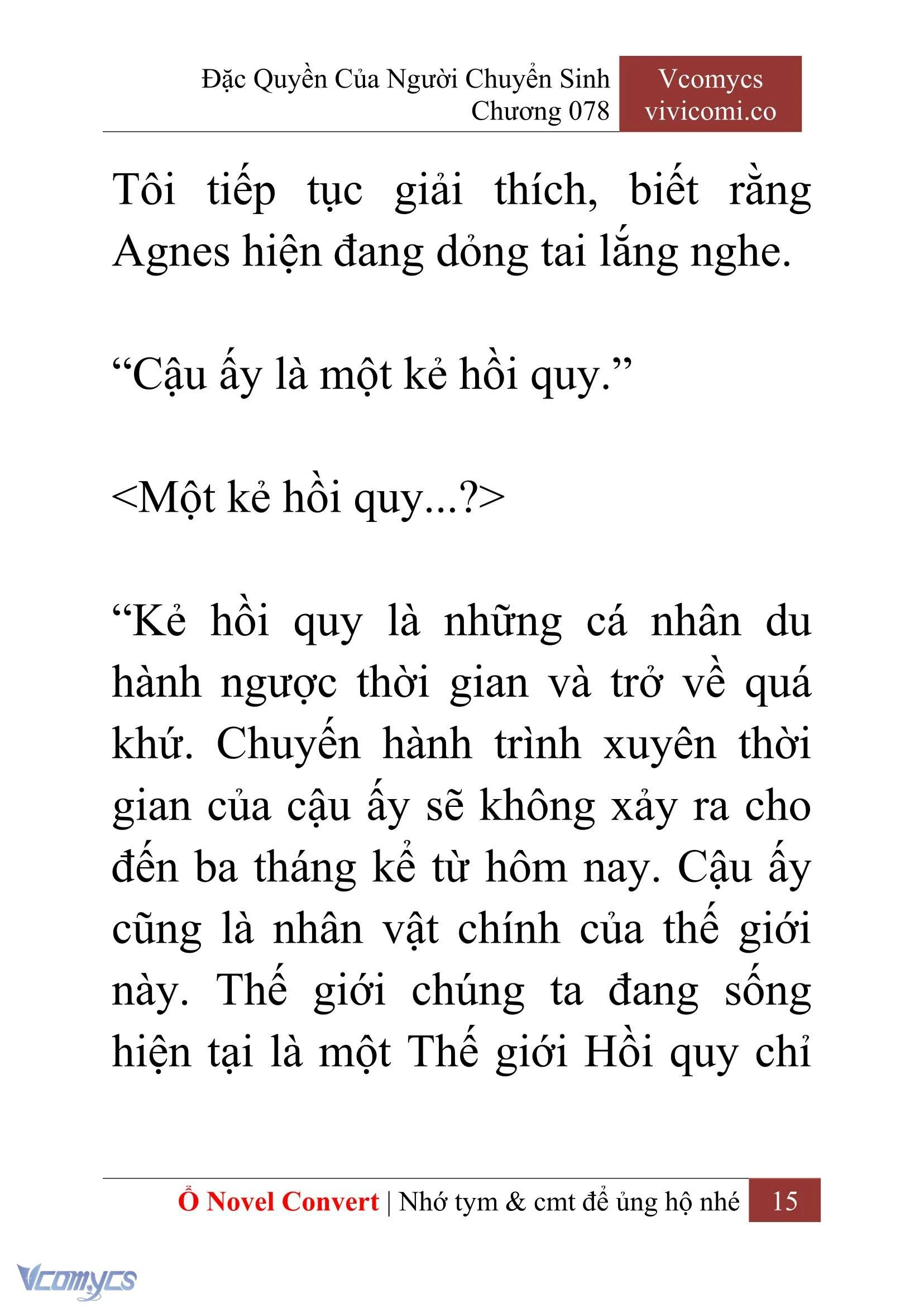 [Novel] Đặc Quyền Của Người Chuyển Sinh Chapter  78 - 17