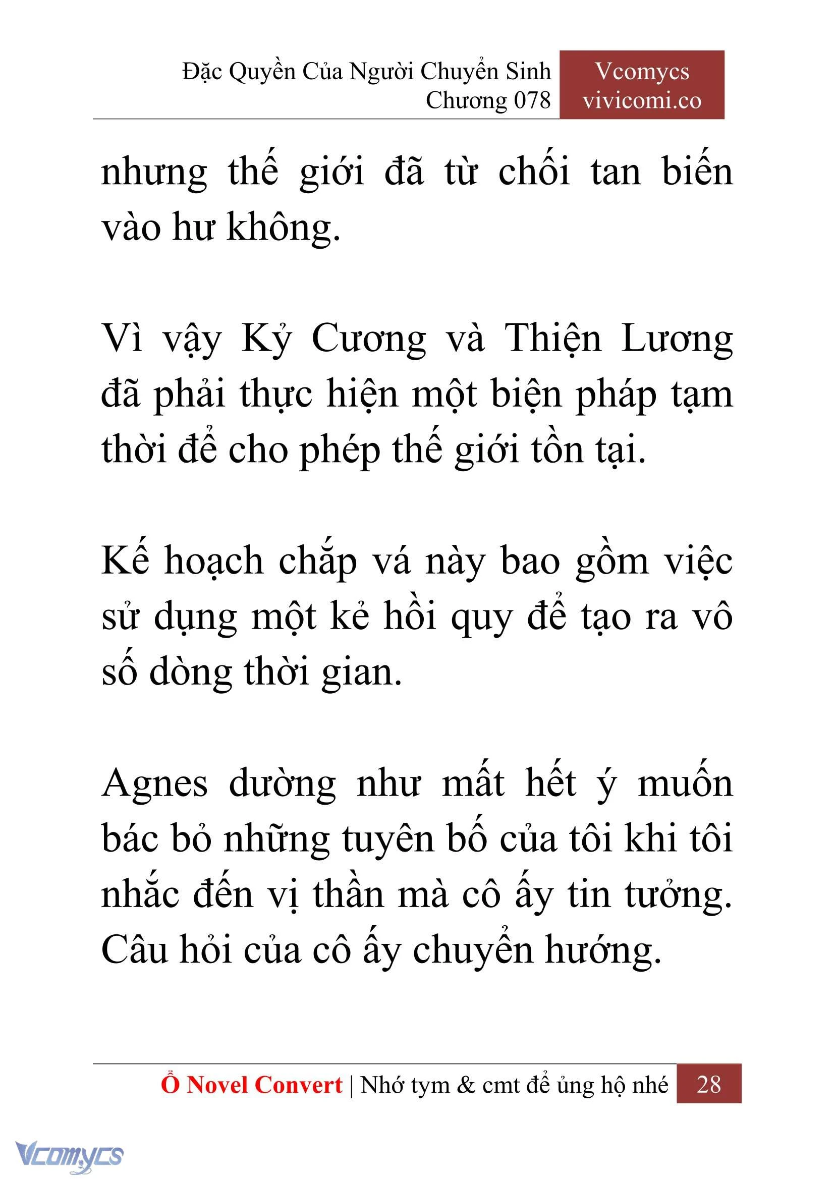[Novel] Đặc Quyền Của Người Chuyển Sinh Chapter  78 - 30
