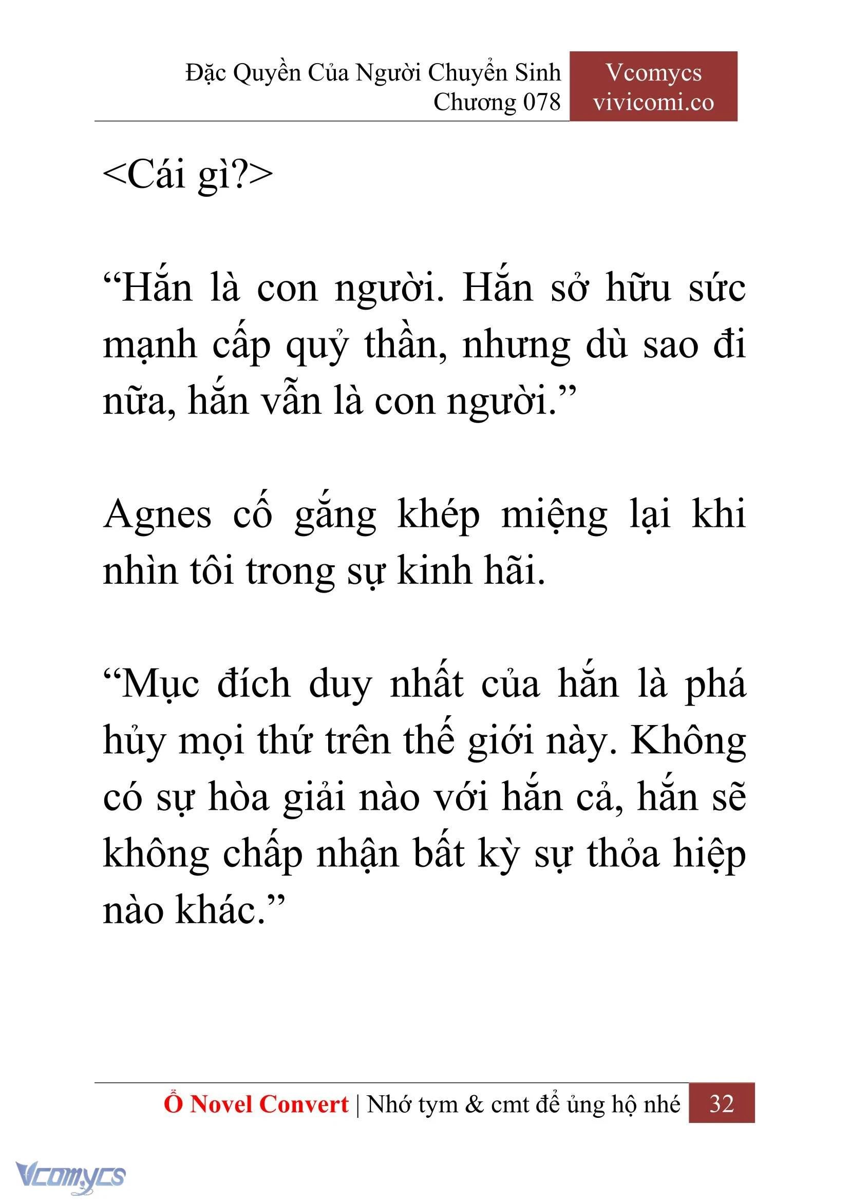 [Novel] Đặc Quyền Của Người Chuyển Sinh Chapter  78 - 34