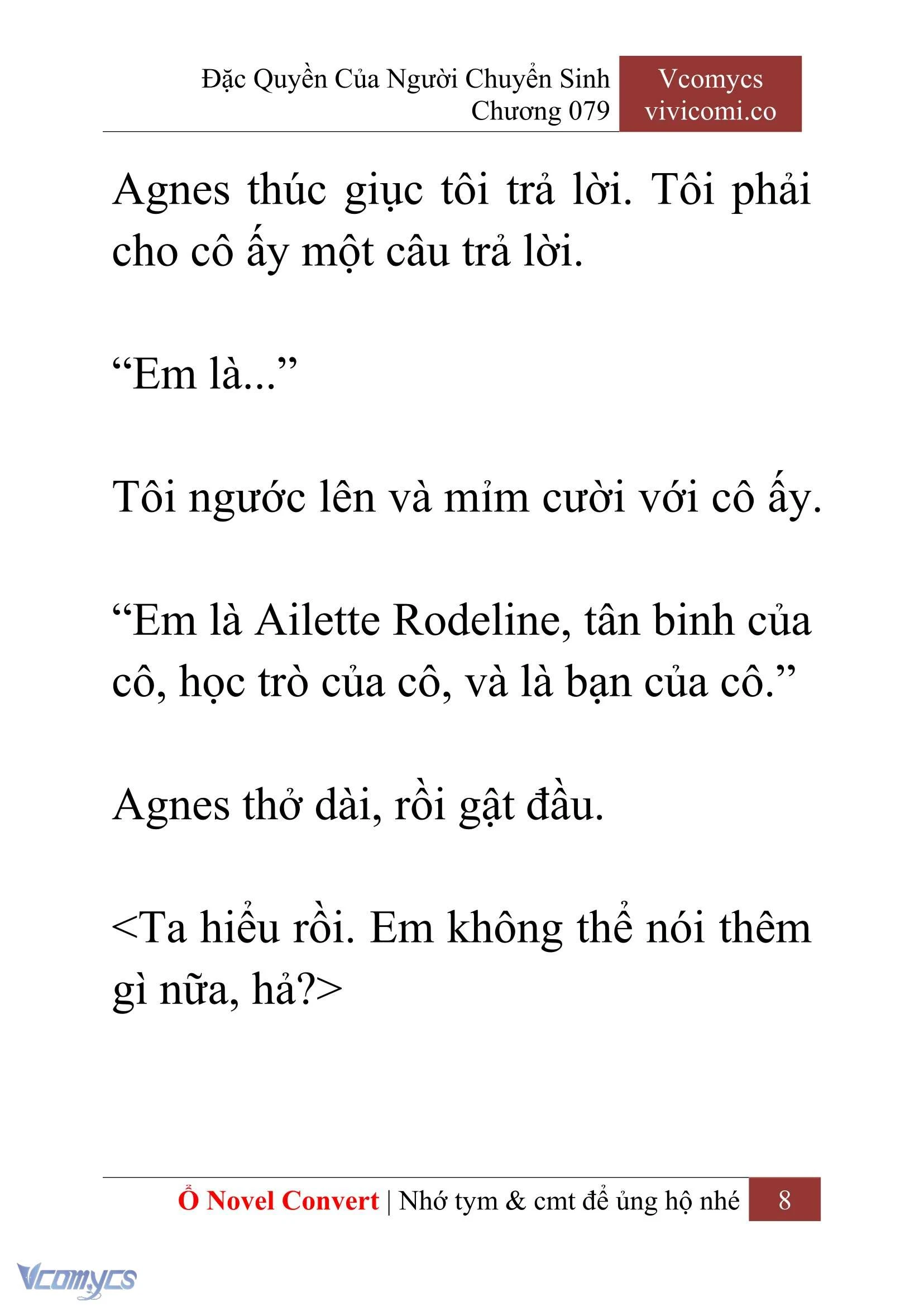 [Novel] Đặc Quyền Của Người Chuyển Sinh Chapter  79 - 10