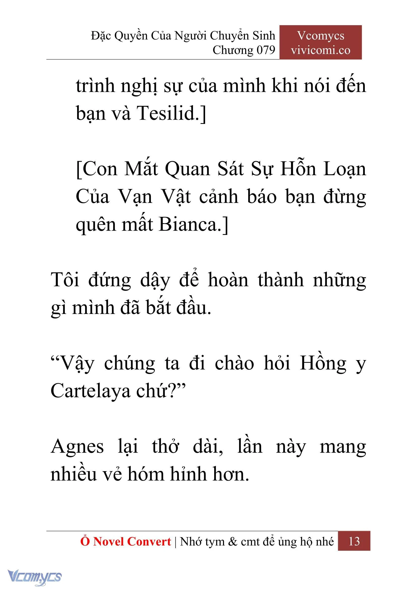 [Novel] Đặc Quyền Của Người Chuyển Sinh Chapter  79 - 15