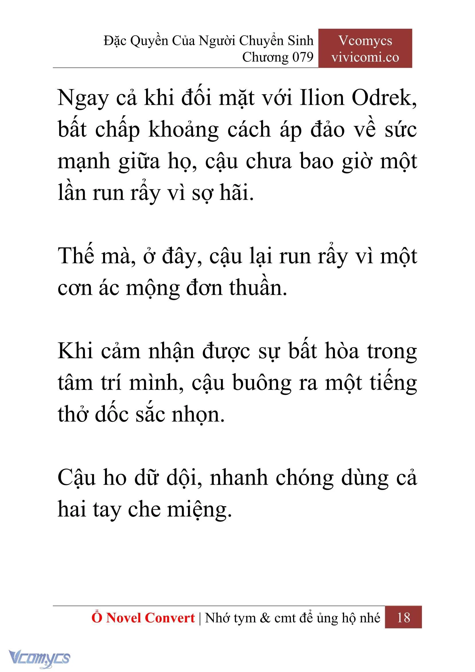 [Novel] Đặc Quyền Của Người Chuyển Sinh Chapter  79 - 20