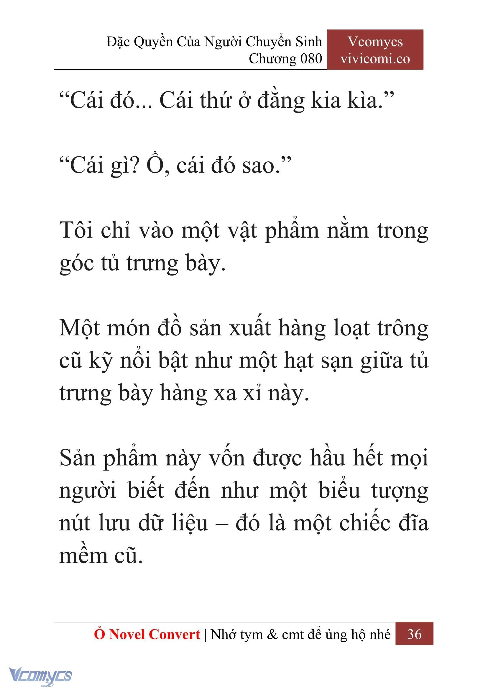 [Novel] Đặc Quyền Của Người Chuyển Sinh Chapter  80 - 38