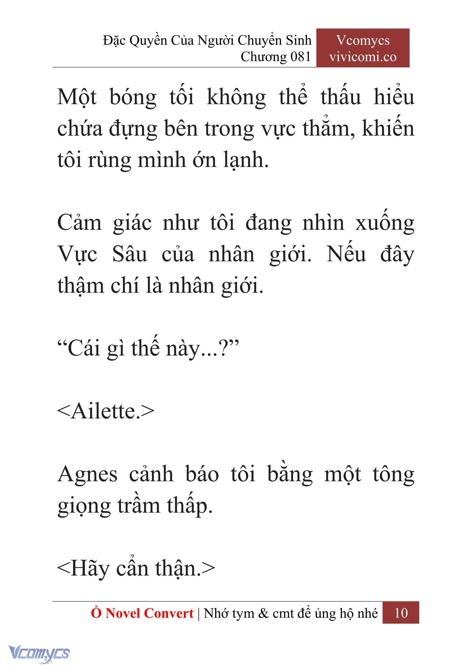 [Novel] Đặc Quyền Của Người Chuyển Sinh Chapter  81 - 12