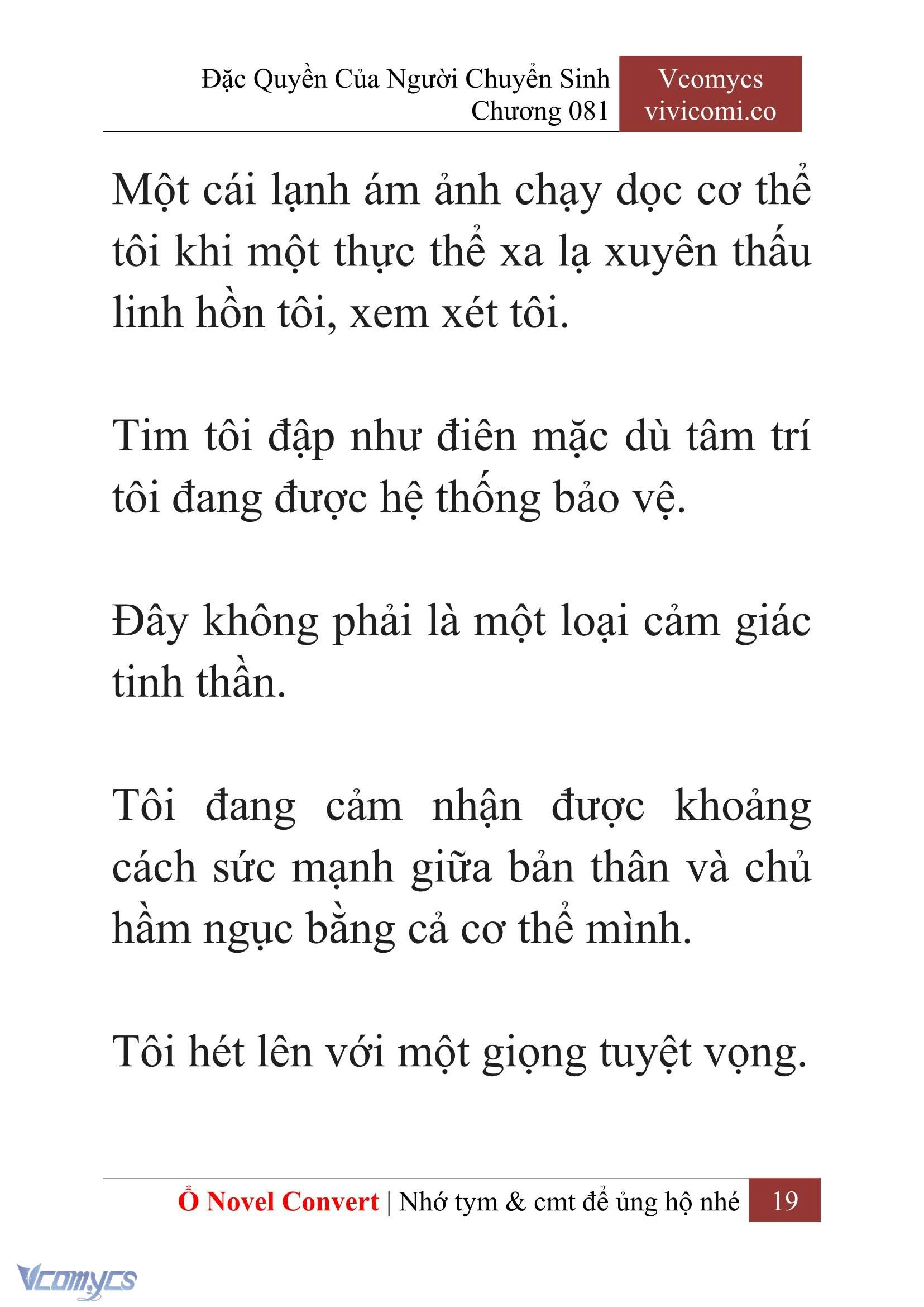 [Novel] Đặc Quyền Của Người Chuyển Sinh Chapter  81 - 21