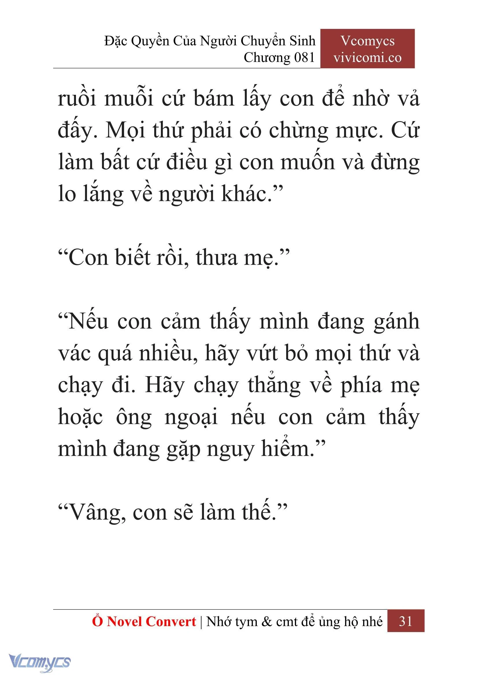 [Novel] Đặc Quyền Của Người Chuyển Sinh Chapter  81 - 33