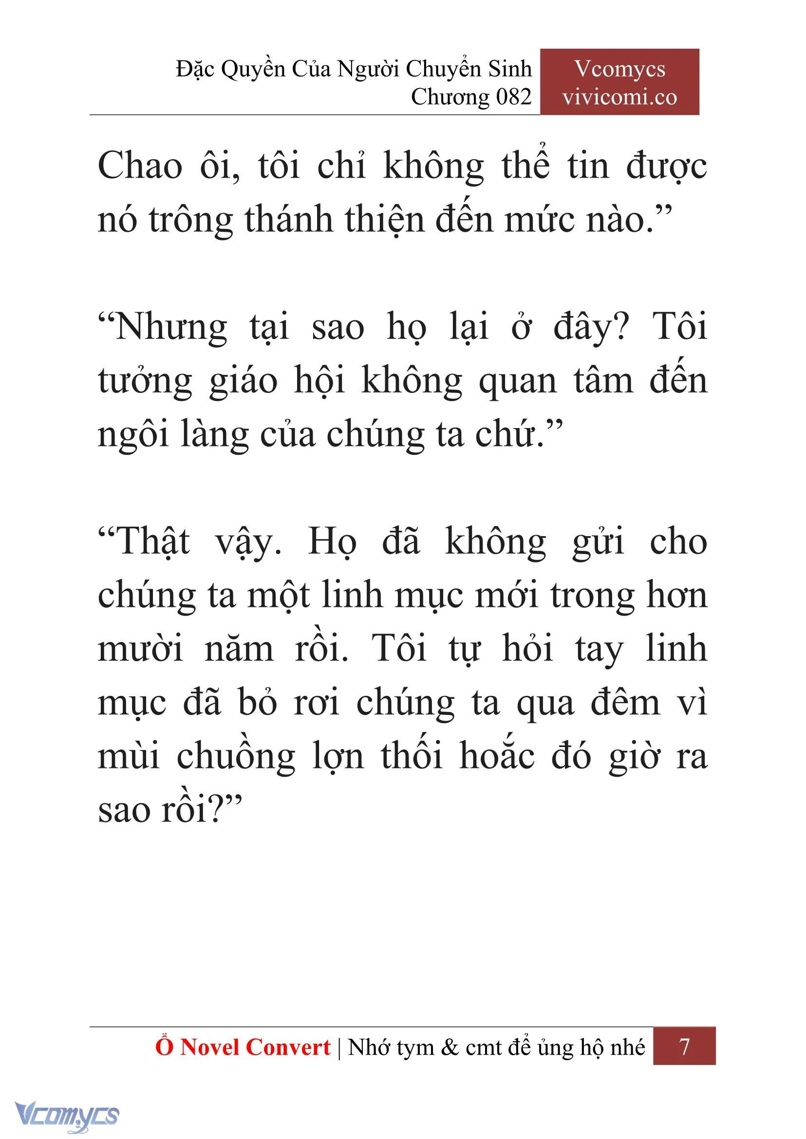 [Novel] Đặc Quyền Của Người Chuyển Sinh Chapter  82 - 9