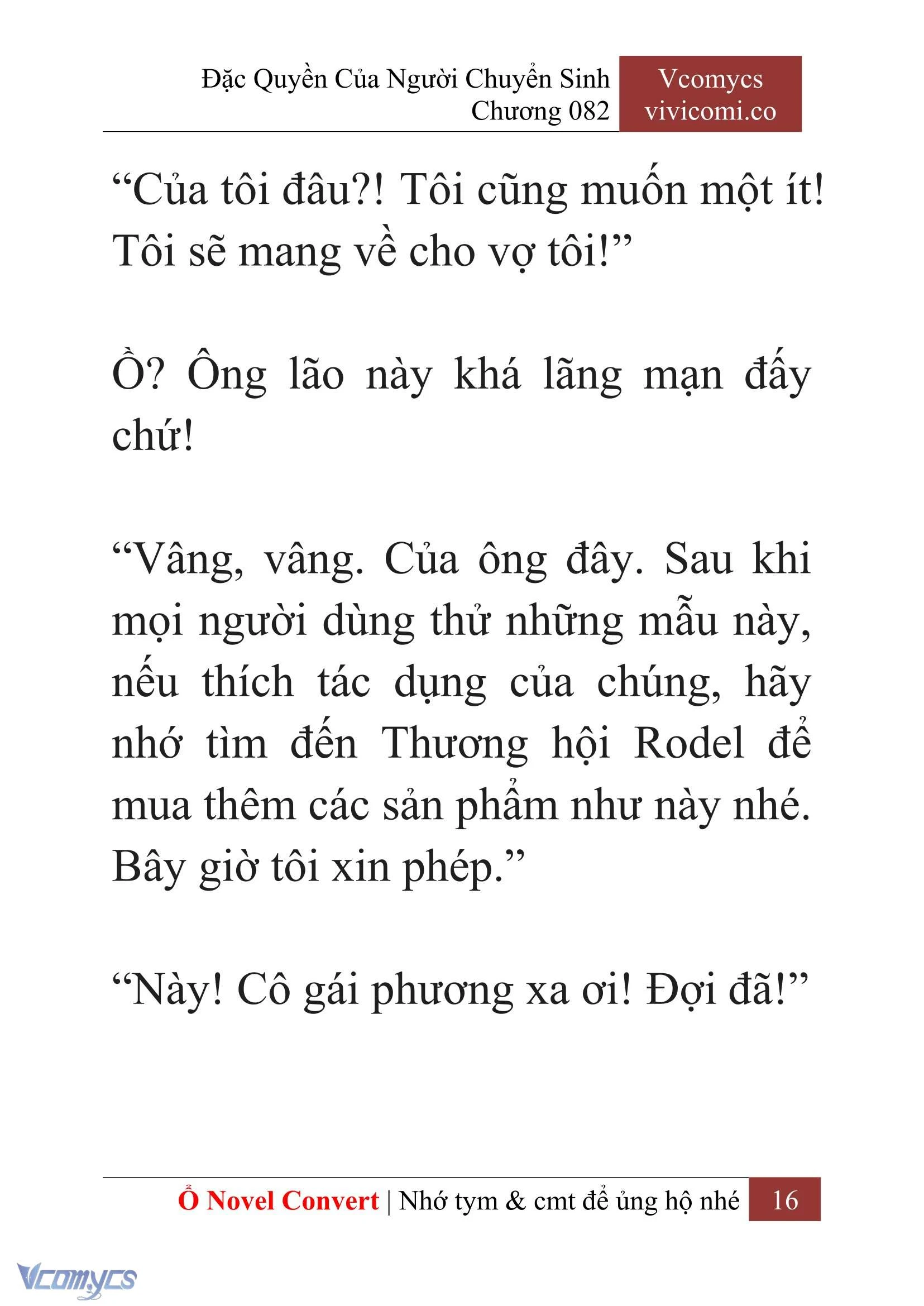 [Novel] Đặc Quyền Của Người Chuyển Sinh Chapter  82 - 18