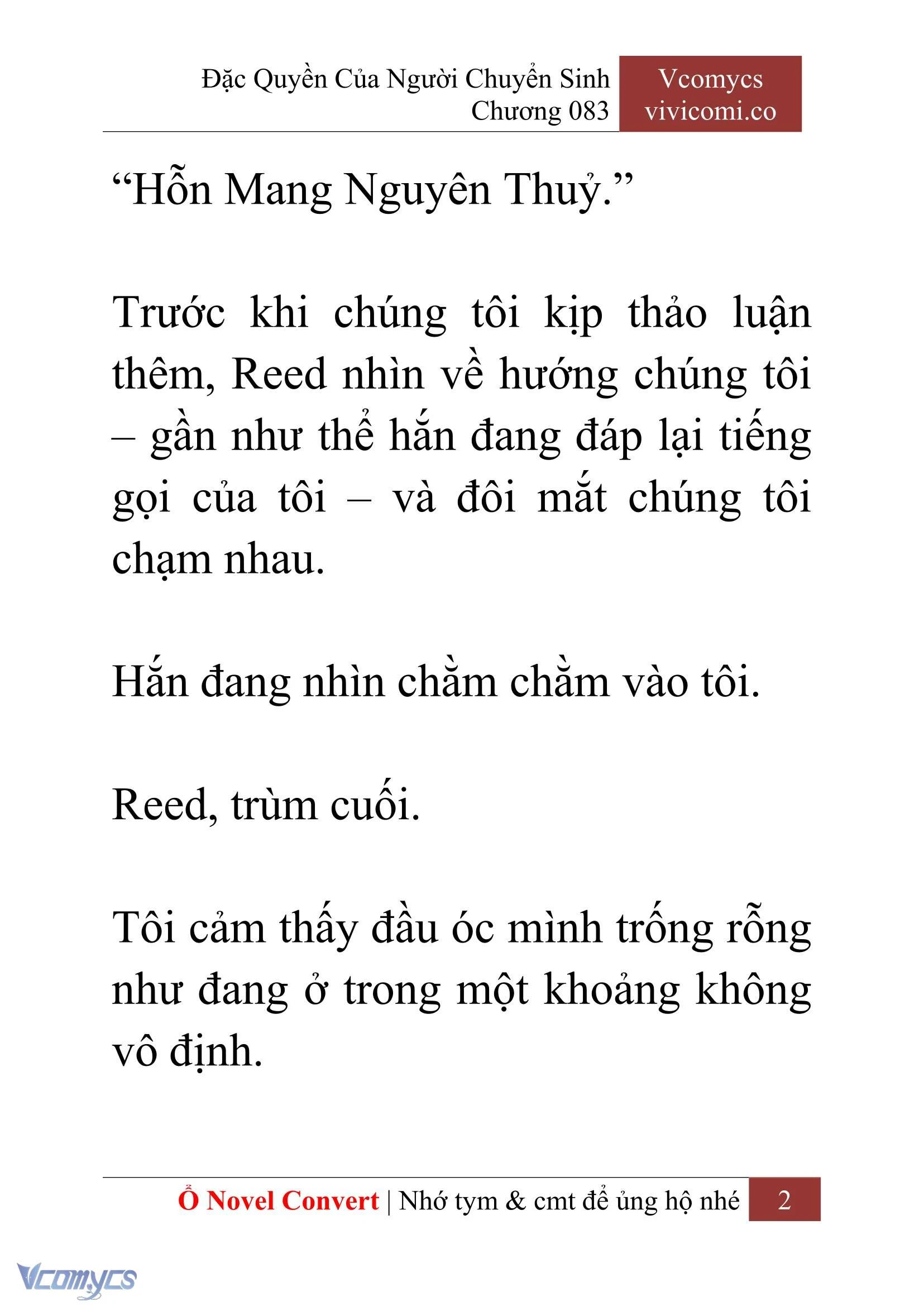[Novel] Đặc Quyền Của Người Chuyển Sinh Chapter  83 - 4