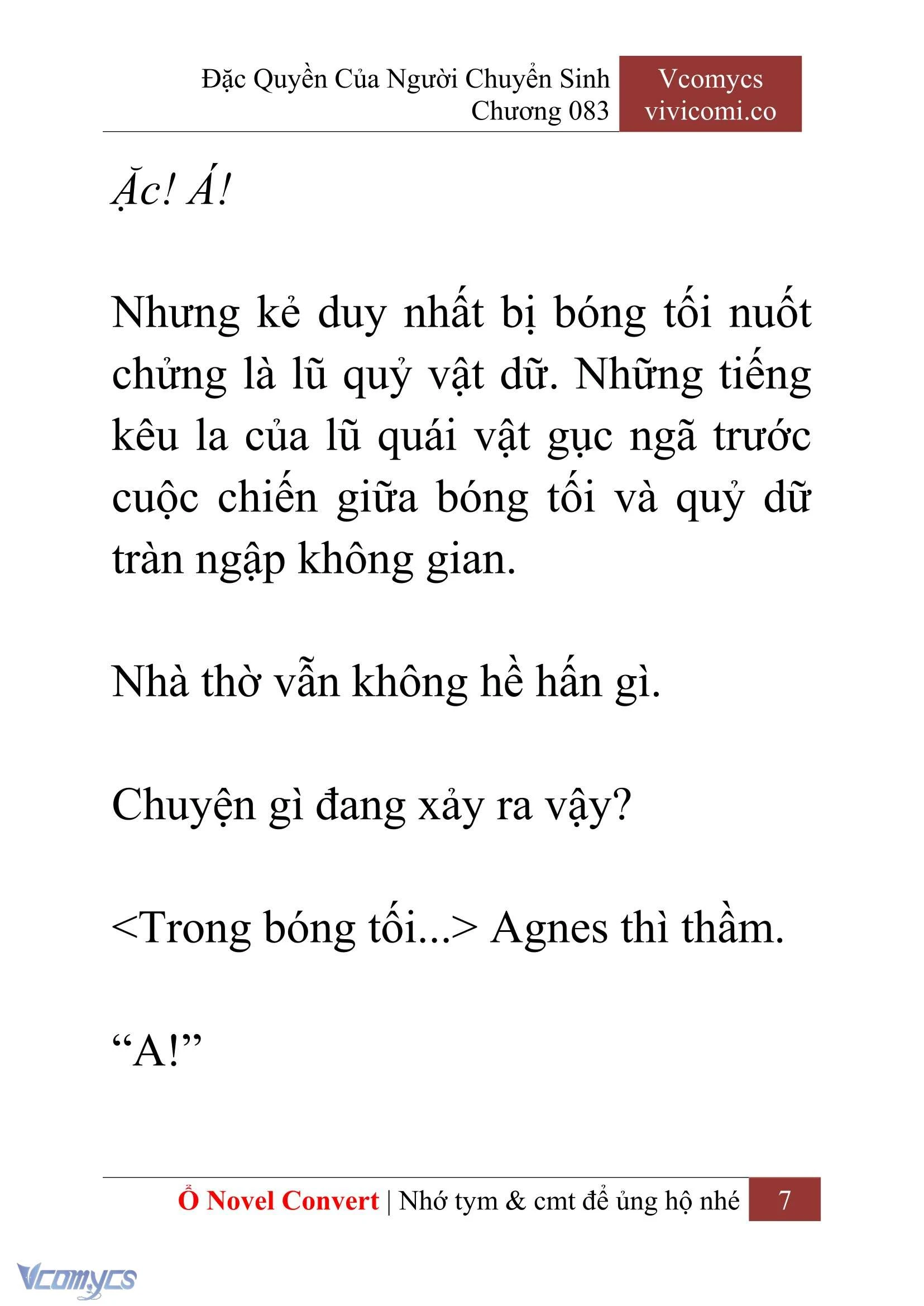 [Novel] Đặc Quyền Của Người Chuyển Sinh Chapter  83 - 9