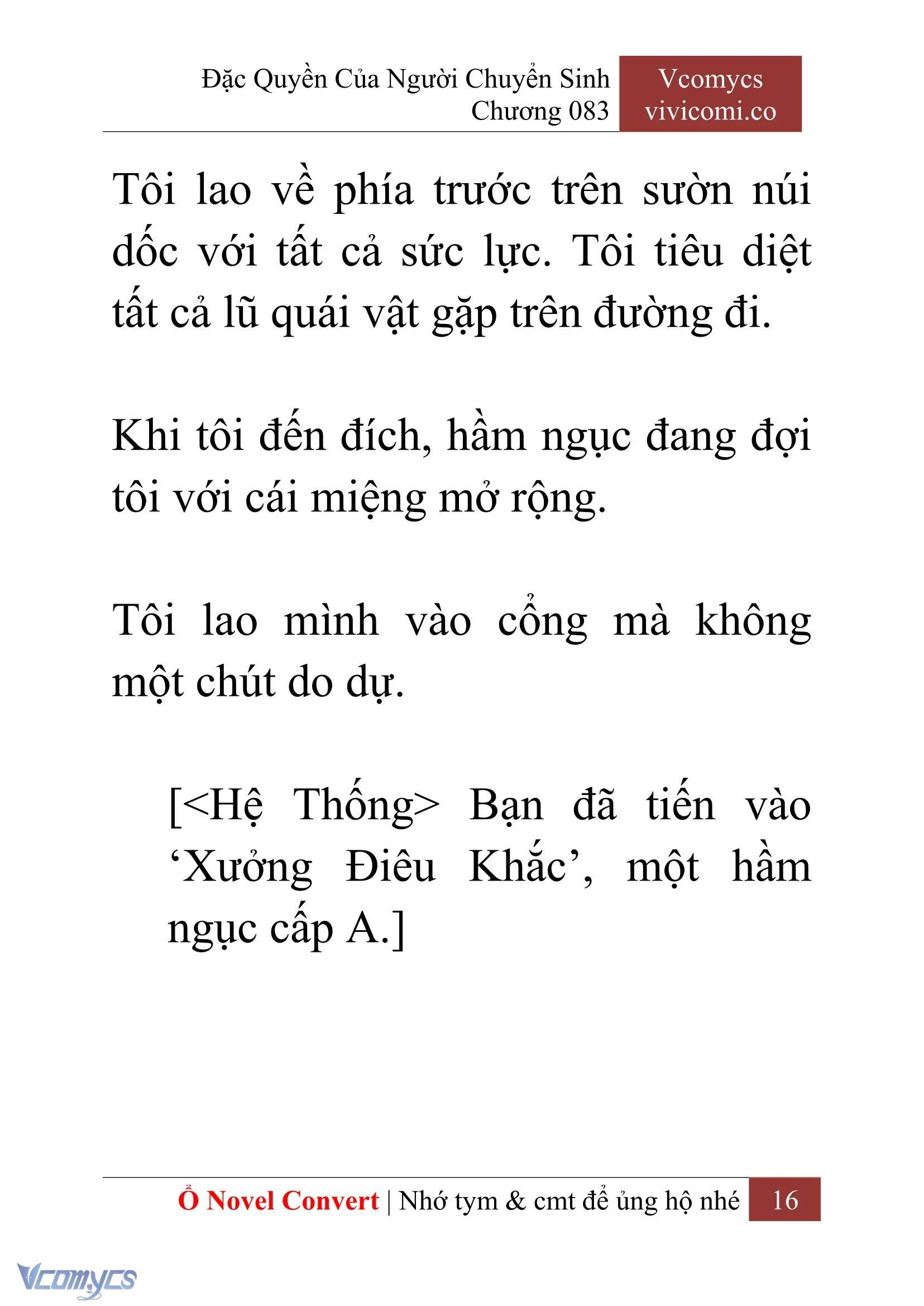 [Novel] Đặc Quyền Của Người Chuyển Sinh Chapter  83 - 18
