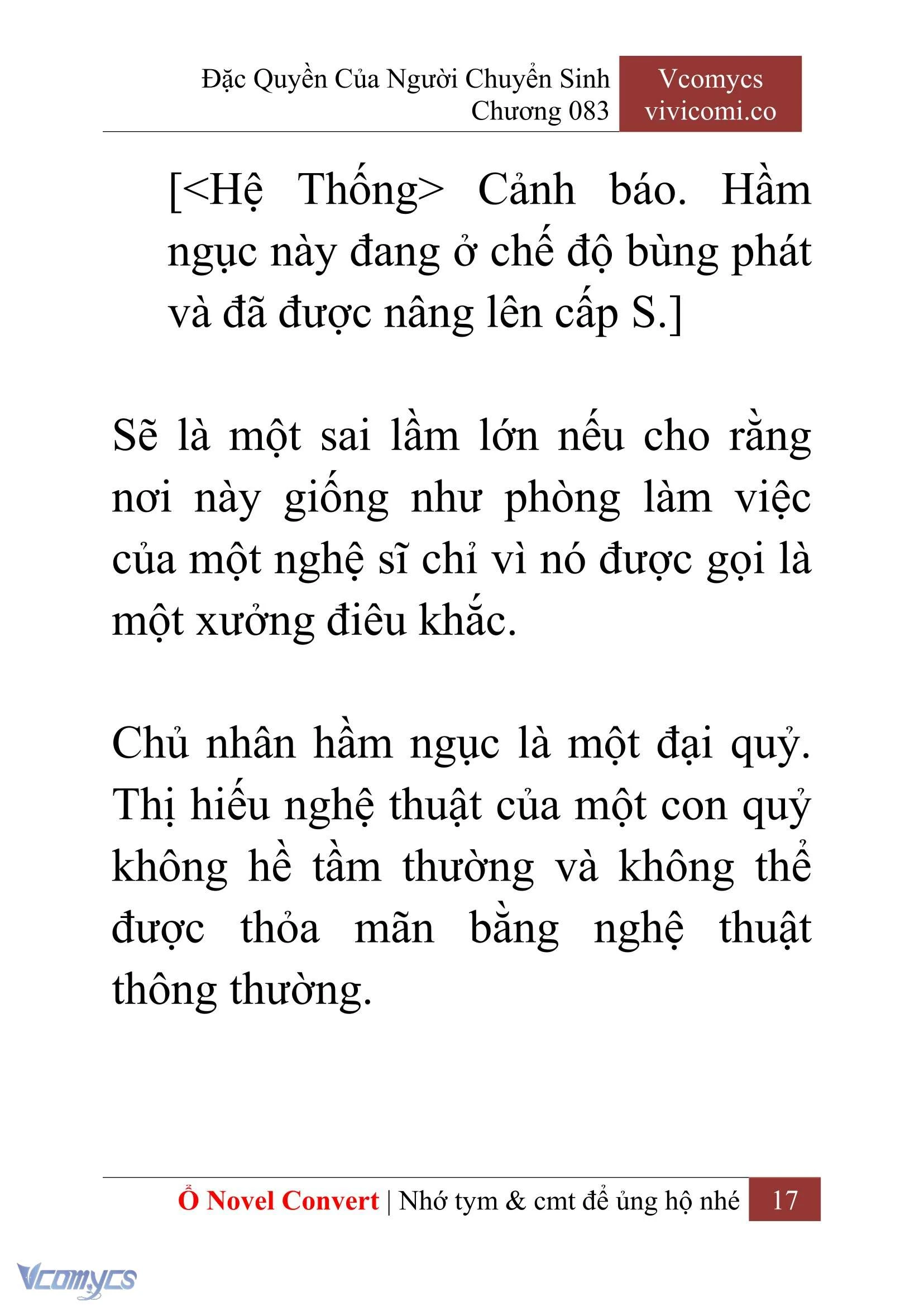 [Novel] Đặc Quyền Của Người Chuyển Sinh Chapter  83 - 19