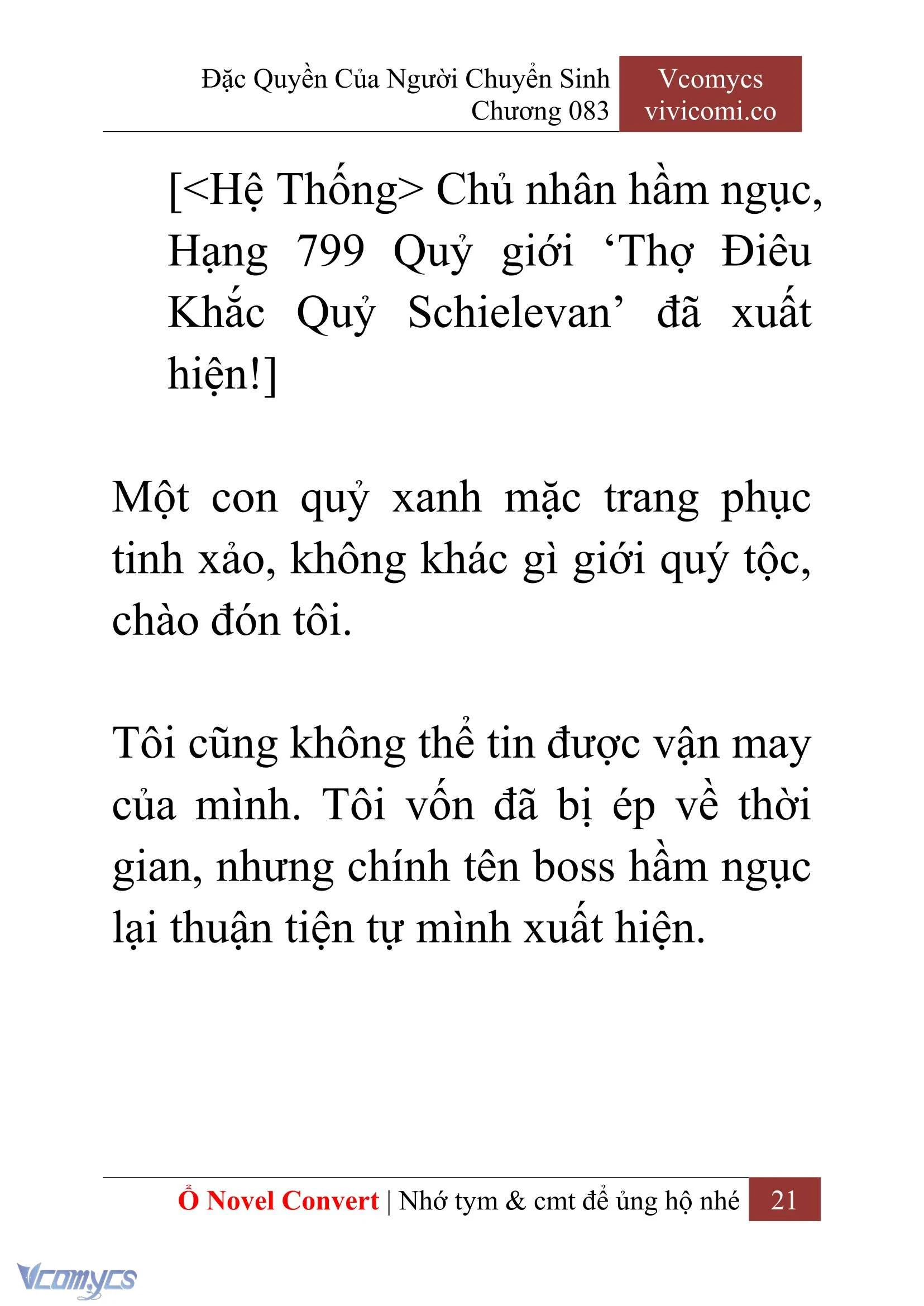 [Novel] Đặc Quyền Của Người Chuyển Sinh Chapter  83 - 23