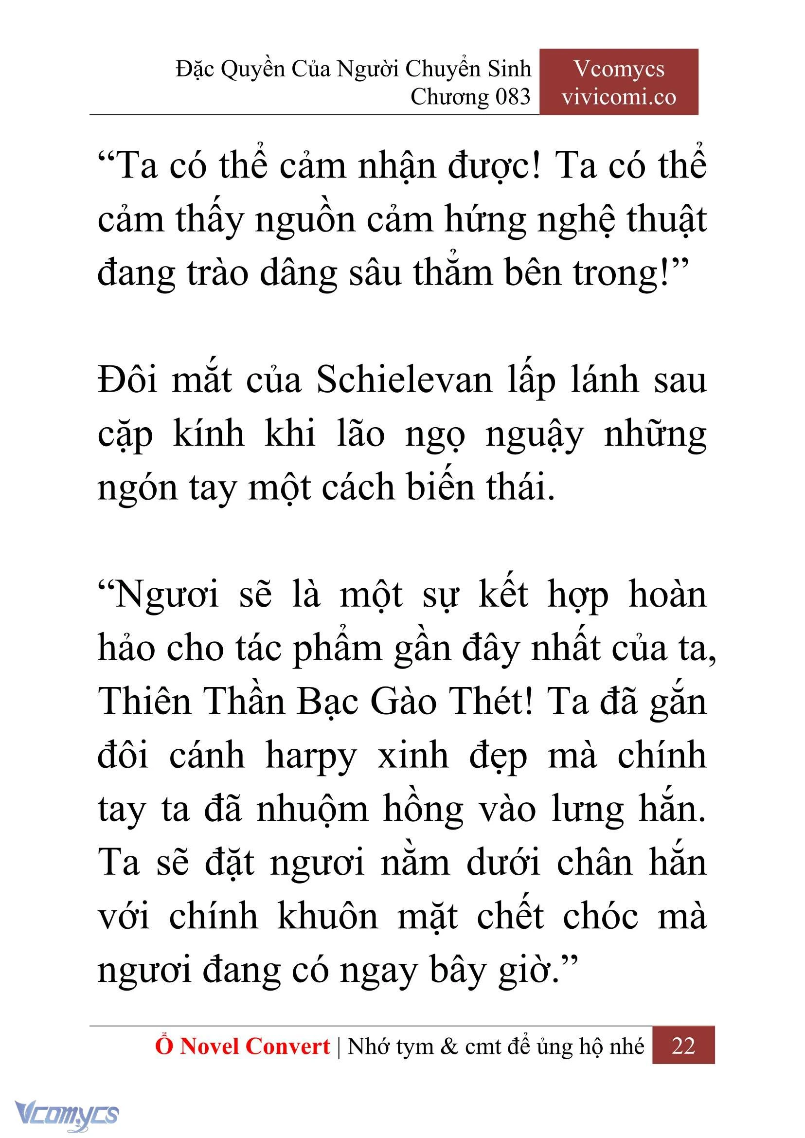 [Novel] Đặc Quyền Của Người Chuyển Sinh Chapter  83 - 24