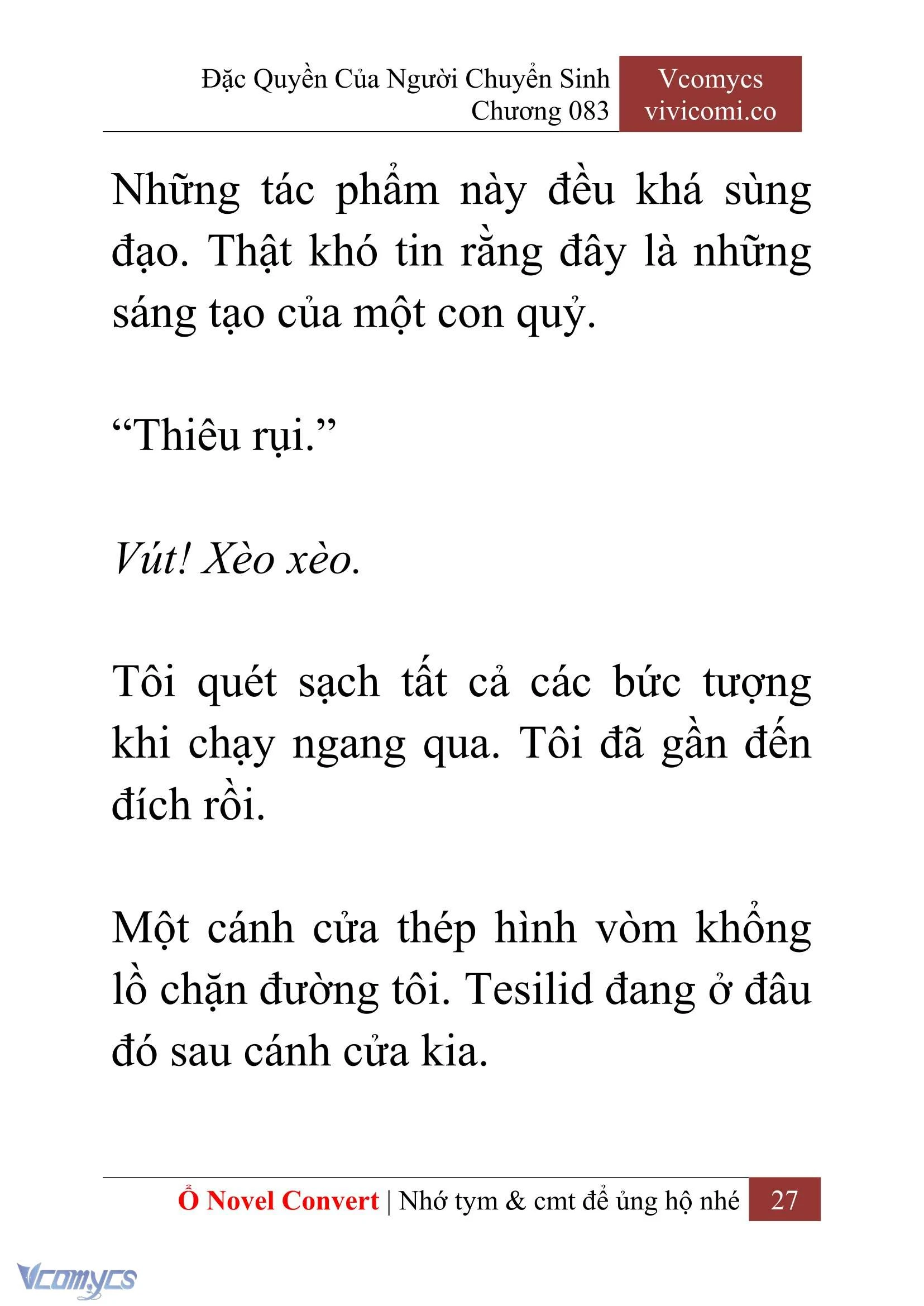 [Novel] Đặc Quyền Của Người Chuyển Sinh Chapter  83 - 29