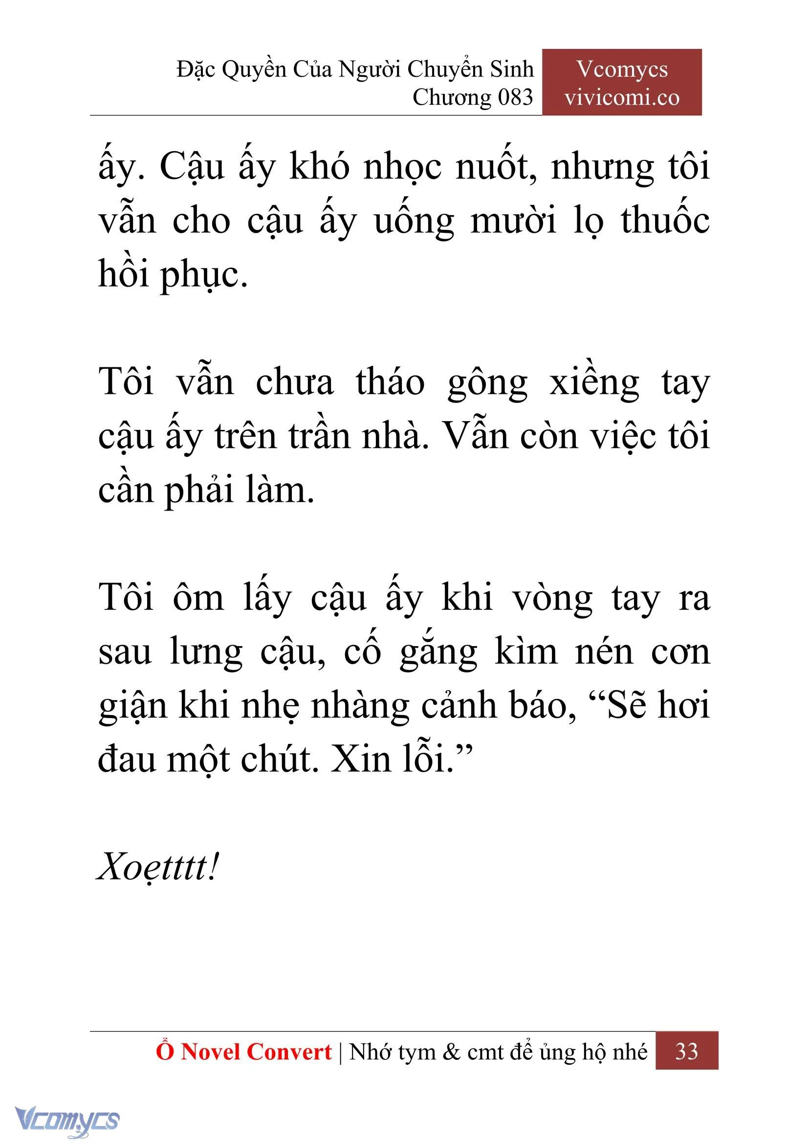 [Novel] Đặc Quyền Của Người Chuyển Sinh Chapter  83 - 35