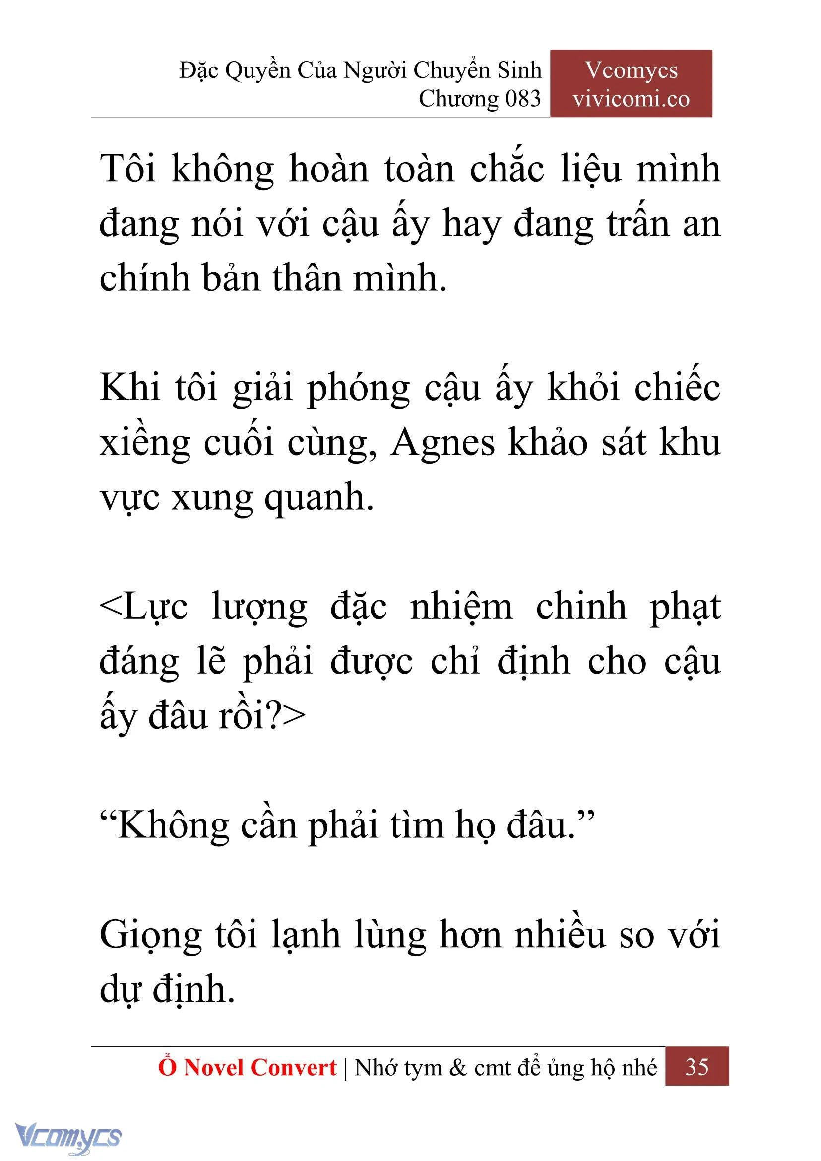 [Novel] Đặc Quyền Của Người Chuyển Sinh Chapter  83 - 37
