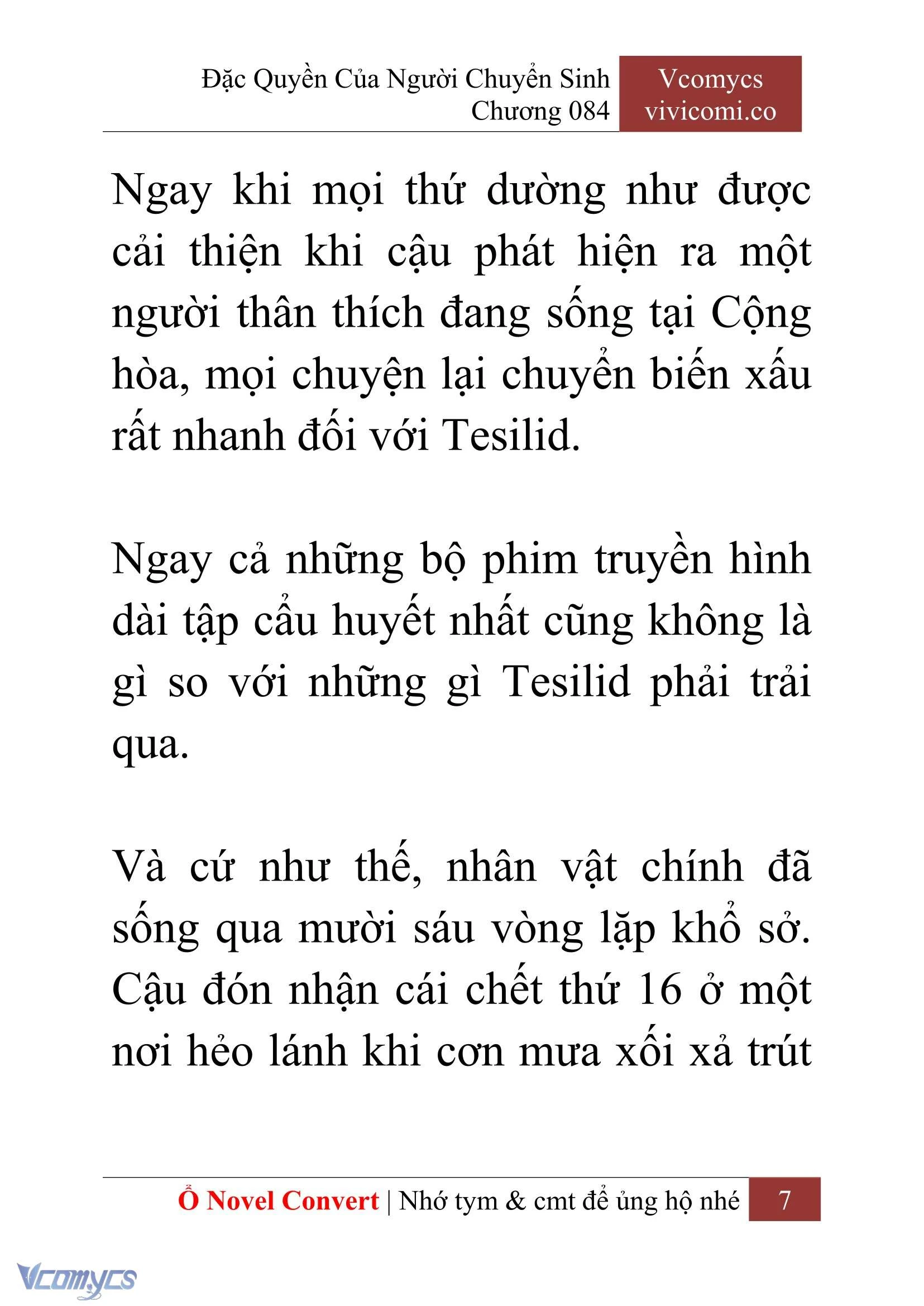 [Novel] Đặc Quyền Của Người Chuyển Sinh Chapter  84 - 9