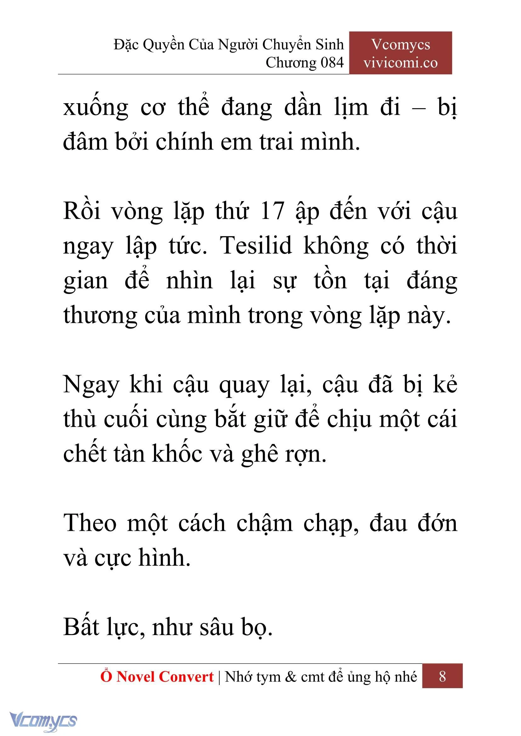 [Novel] Đặc Quyền Của Người Chuyển Sinh Chapter  84 - 10