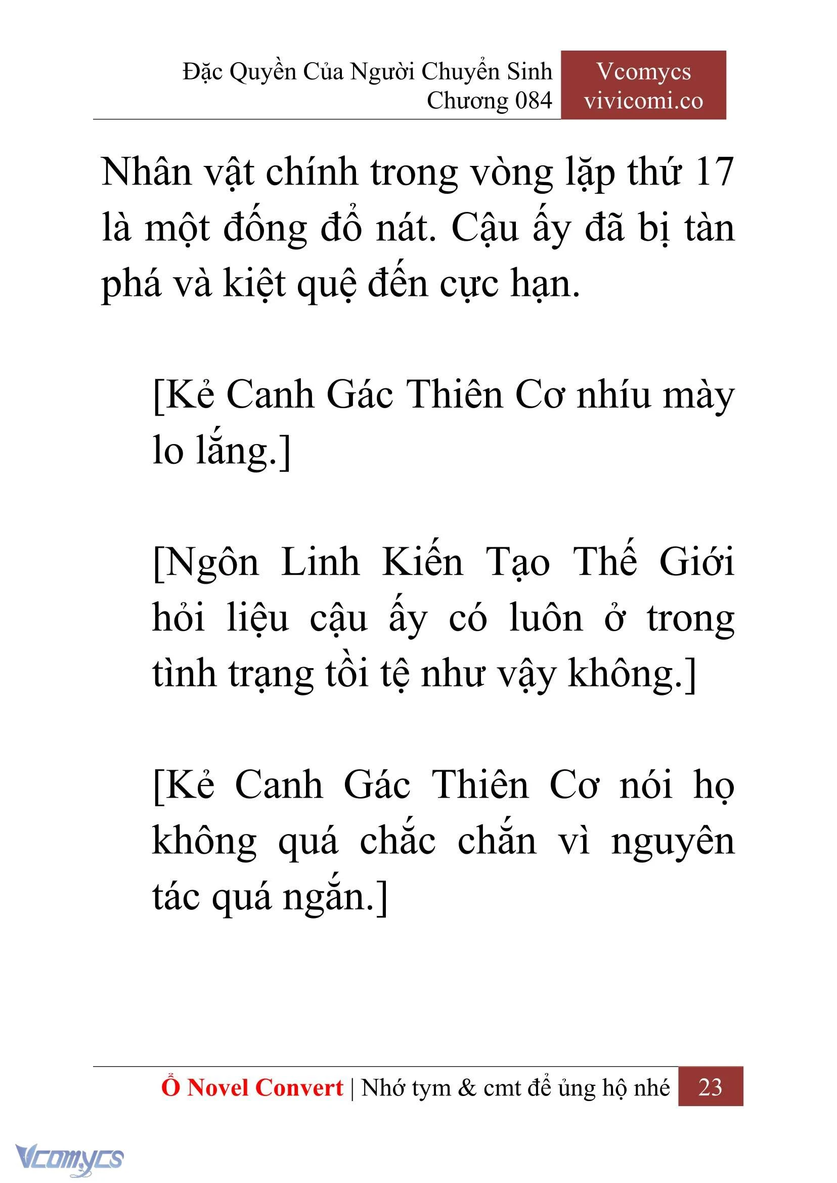 [Novel] Đặc Quyền Của Người Chuyển Sinh Chapter  84 - 25