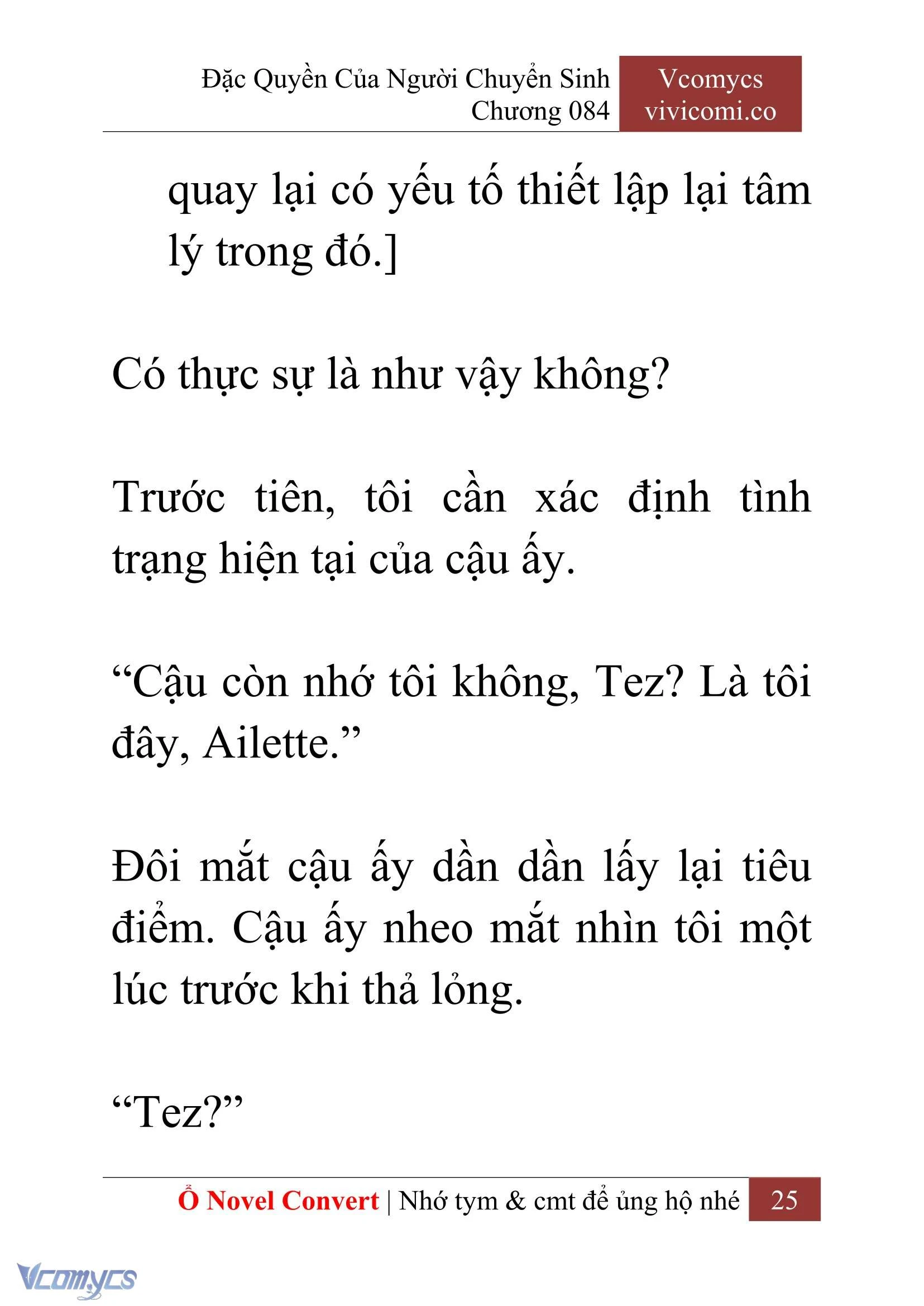[Novel] Đặc Quyền Của Người Chuyển Sinh Chapter  84 - 27