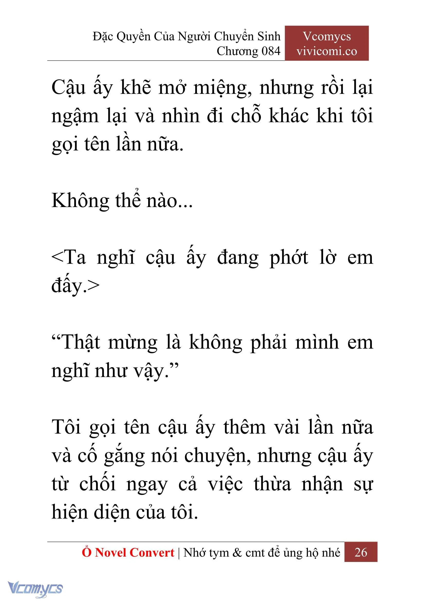 [Novel] Đặc Quyền Của Người Chuyển Sinh Chapter  84 - 28