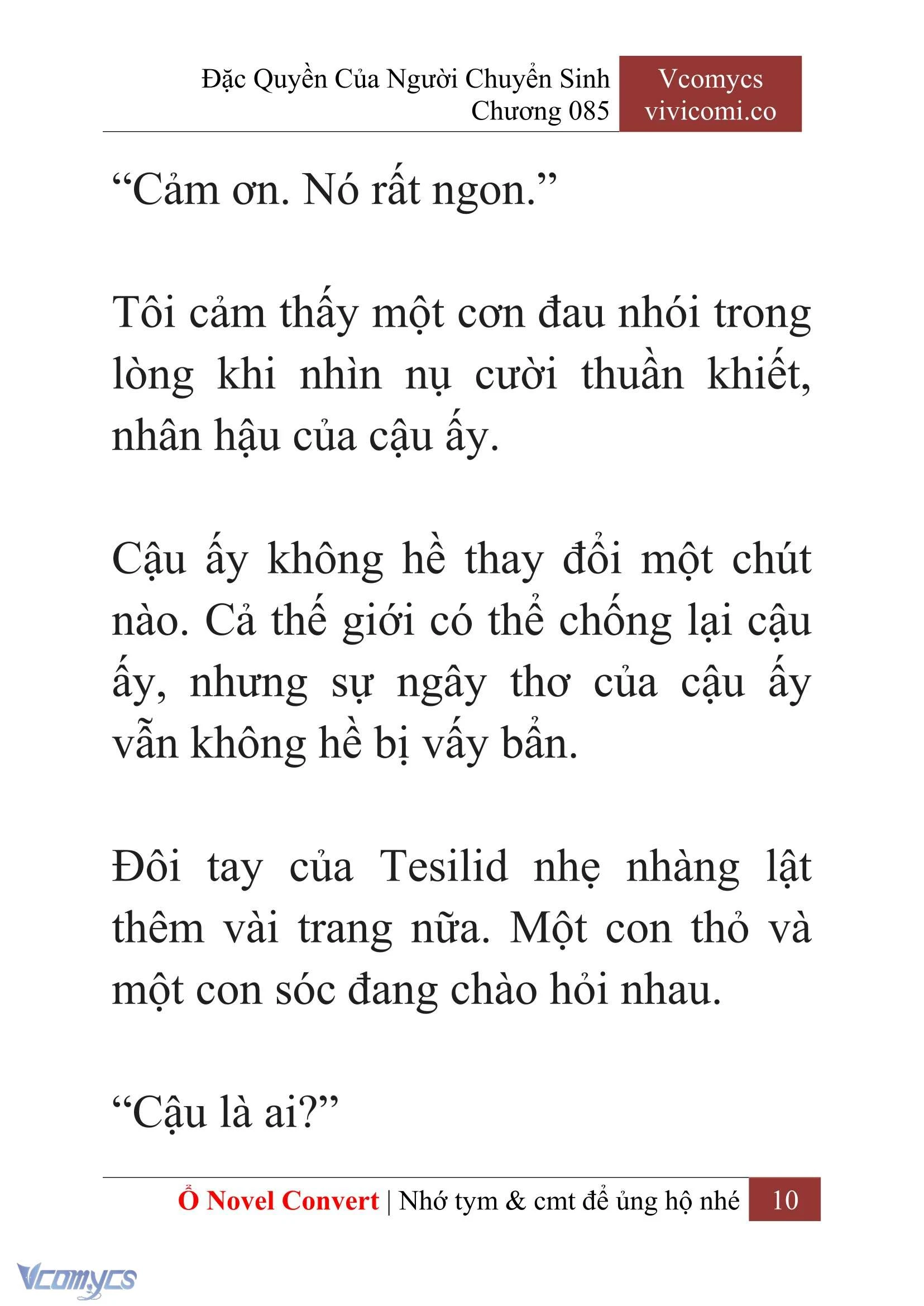 [Novel] Đặc Quyền Của Người Chuyển Sinh Chapter  85 - 12