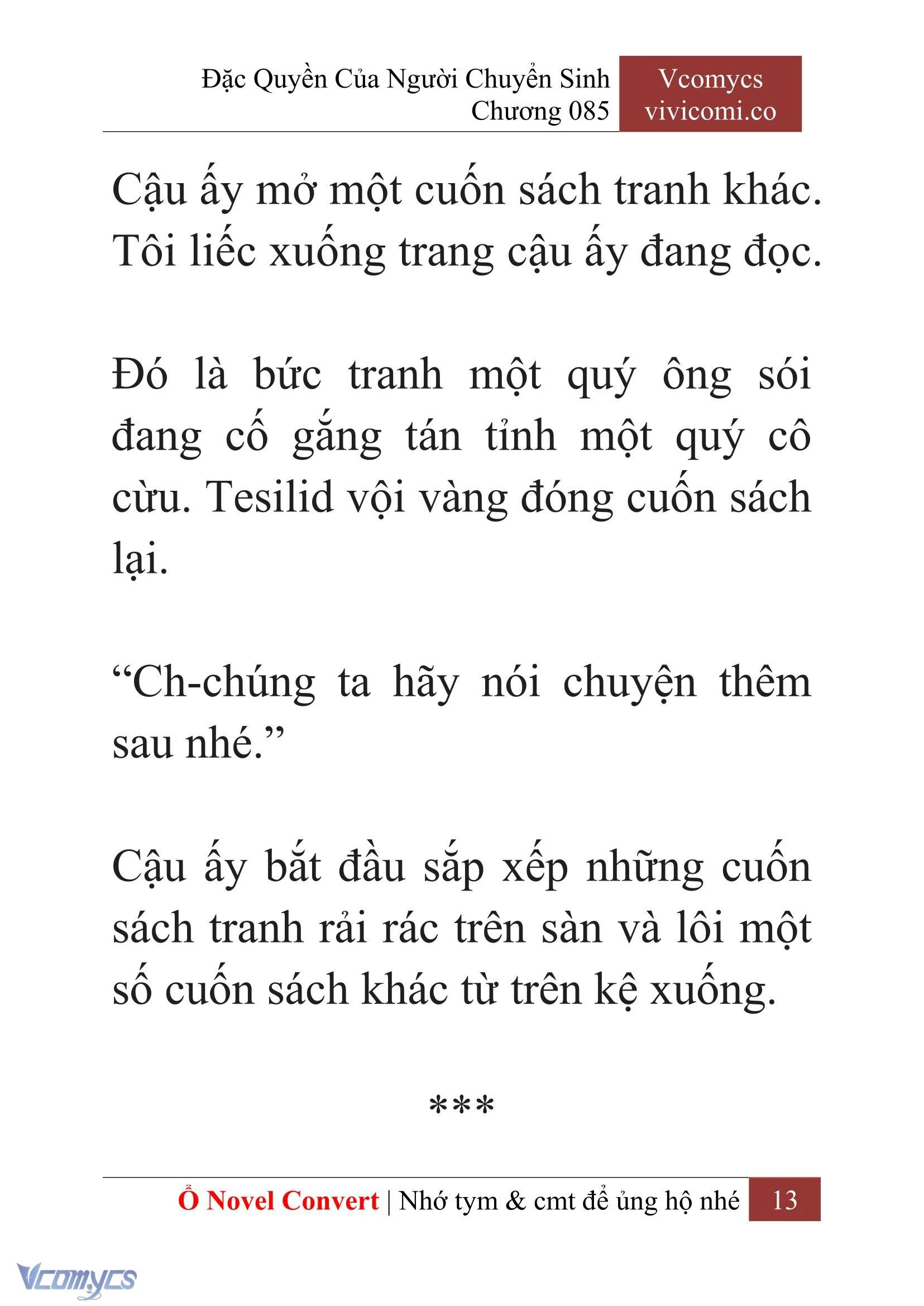 [Novel] Đặc Quyền Của Người Chuyển Sinh Chapter  85 - 15