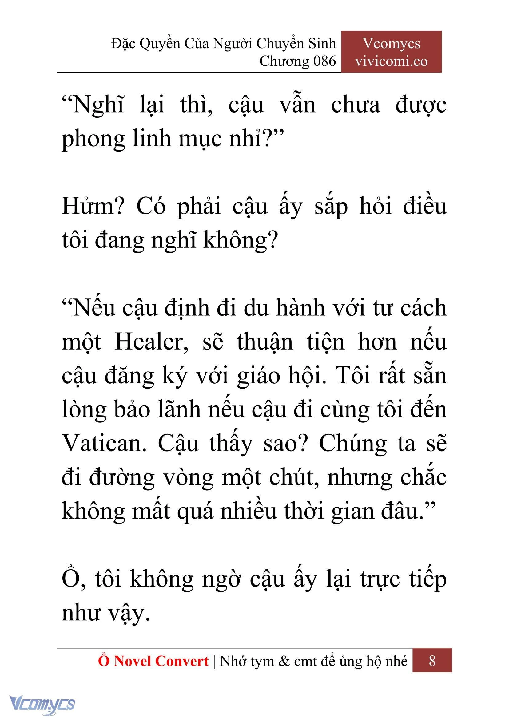[Novel] Đặc Quyền Của Người Chuyển Sinh Chapter  86 - 10