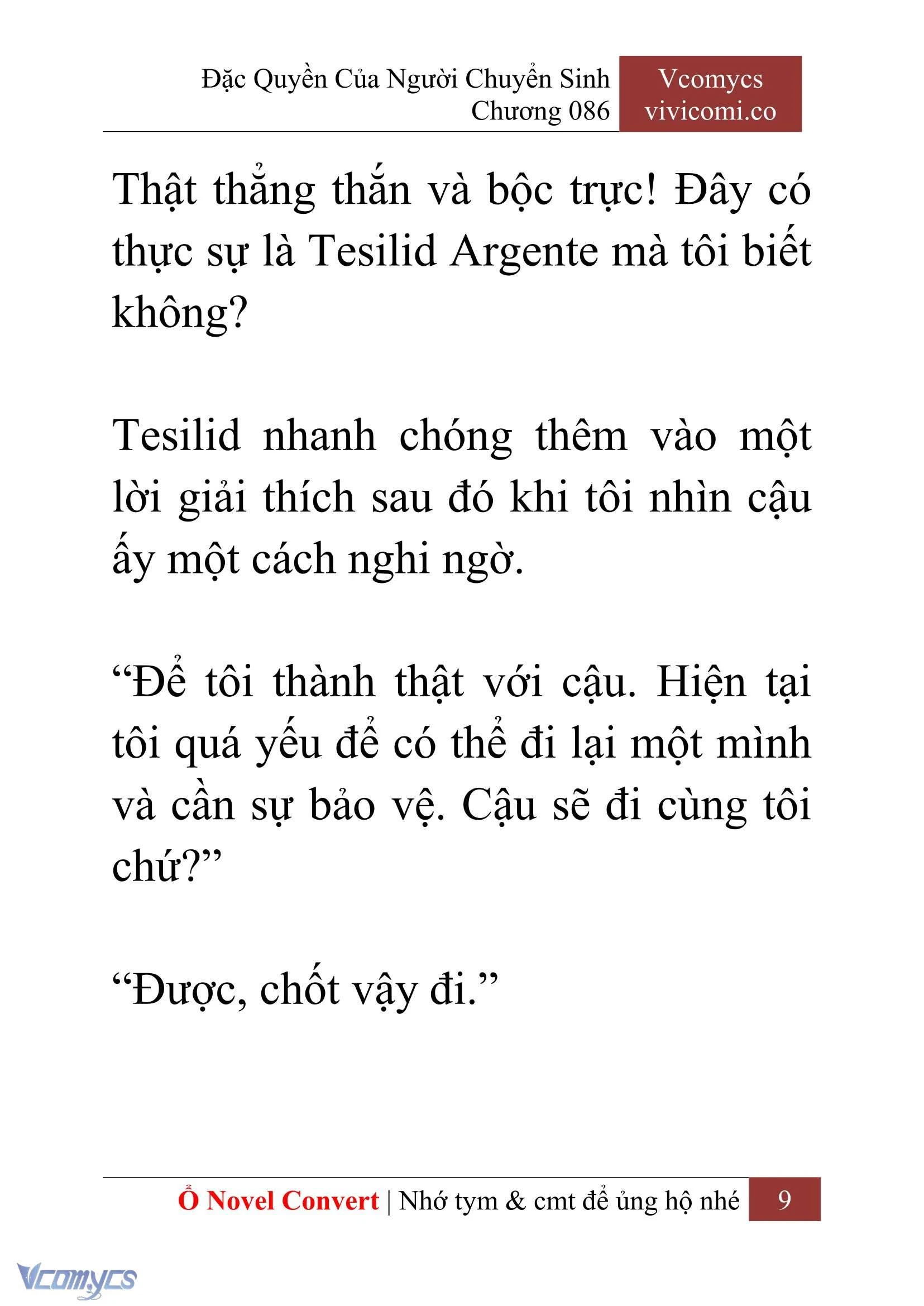 [Novel] Đặc Quyền Của Người Chuyển Sinh Chapter  86 - 11