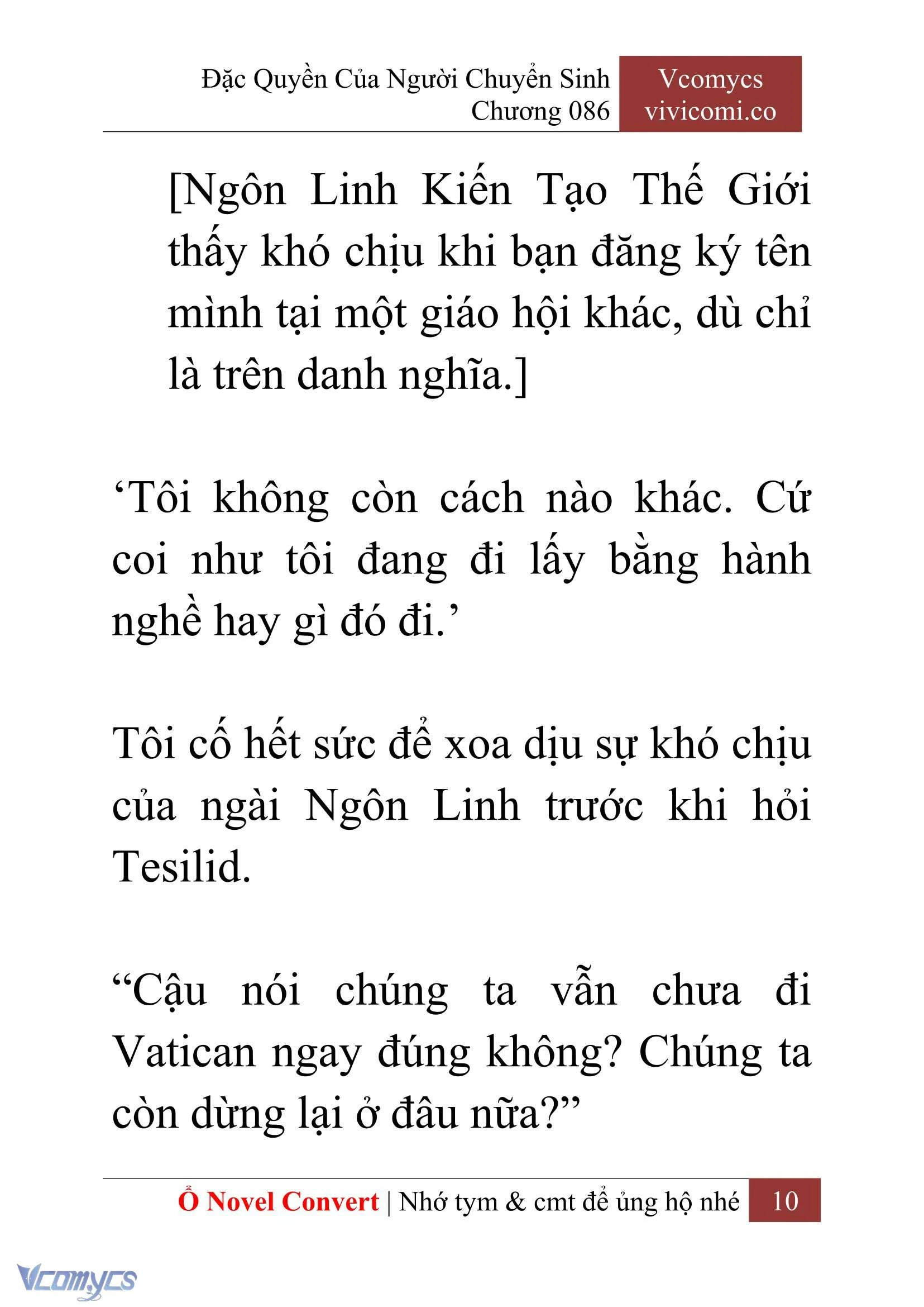 [Novel] Đặc Quyền Của Người Chuyển Sinh Chapter  86 - 12
