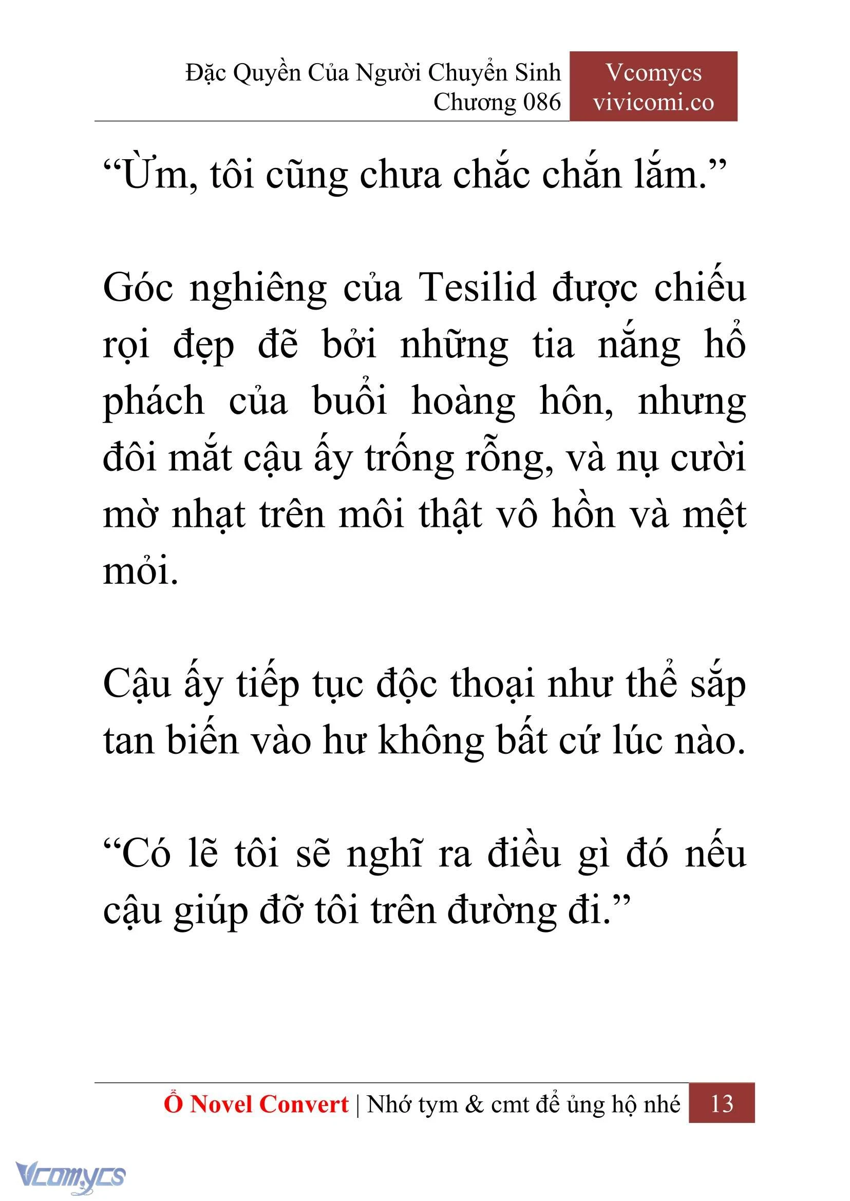 [Novel] Đặc Quyền Của Người Chuyển Sinh Chapter  86 - 15