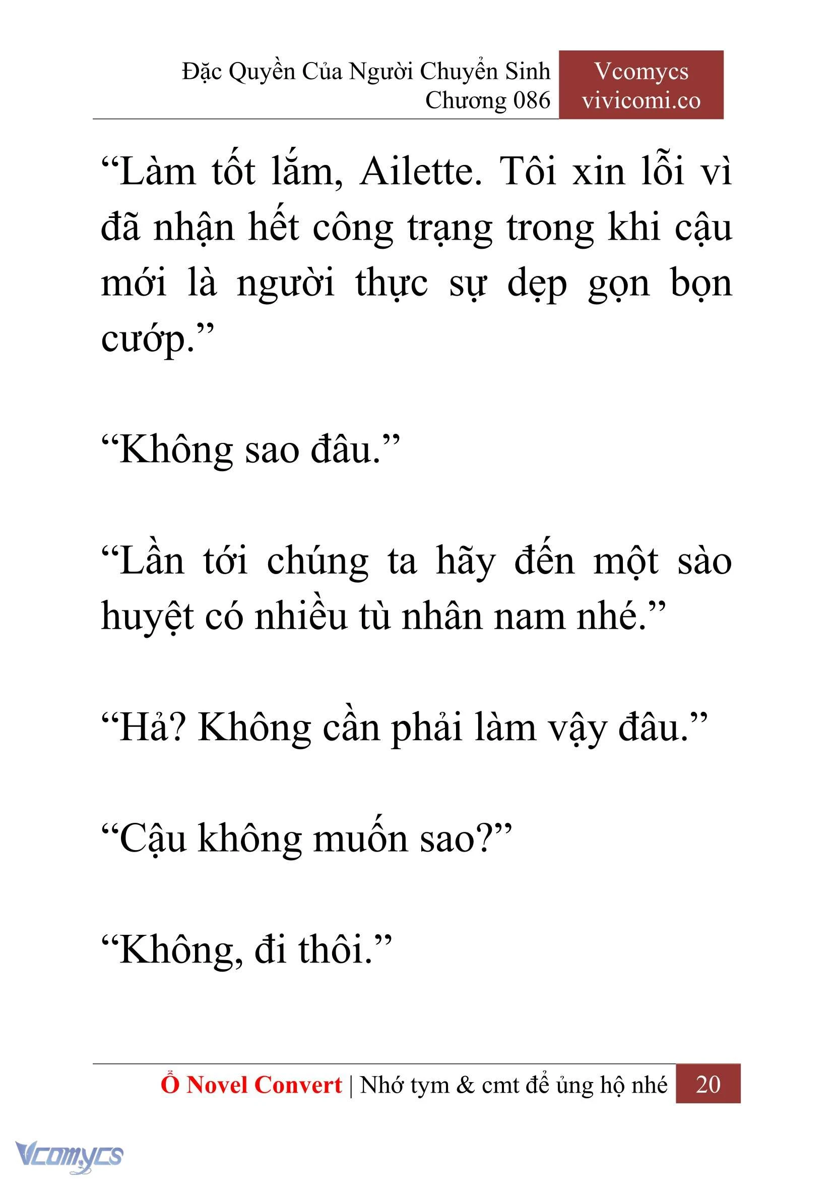 [Novel] Đặc Quyền Của Người Chuyển Sinh Chapter  86 - 22