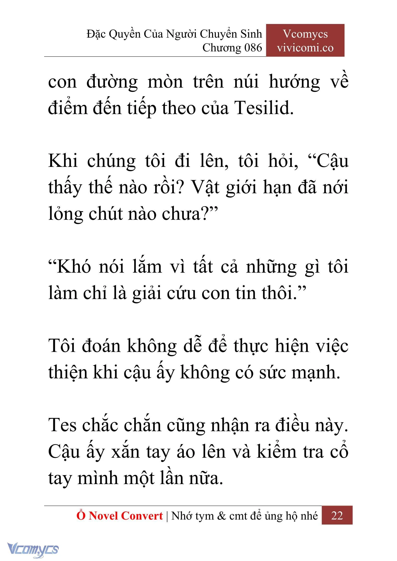 [Novel] Đặc Quyền Của Người Chuyển Sinh Chapter  86 - 24