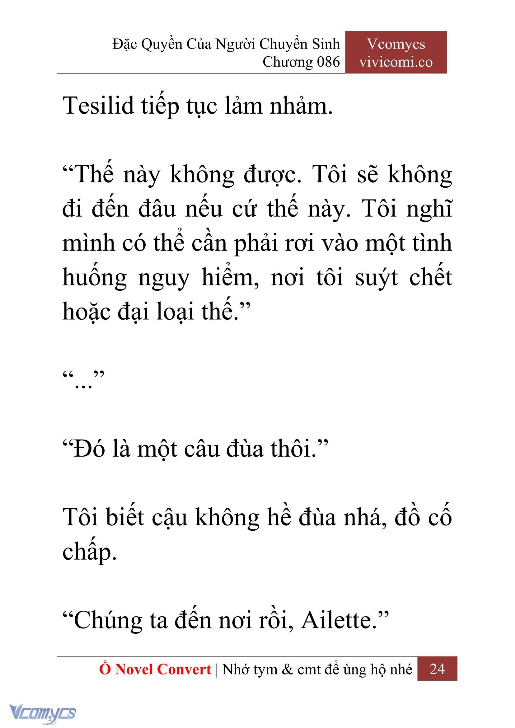 [Novel] Đặc Quyền Của Người Chuyển Sinh Chapter  86 - 26