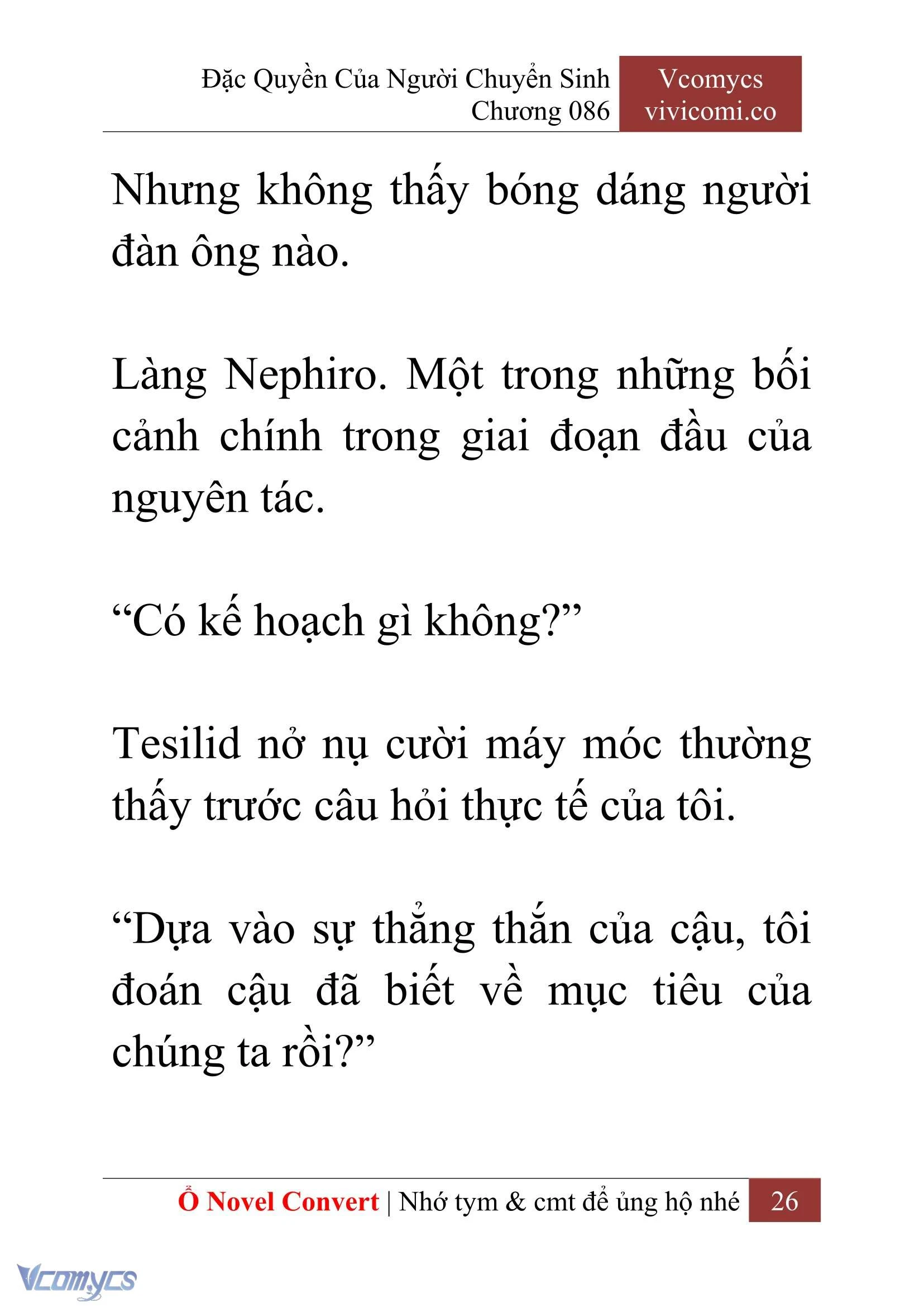 [Novel] Đặc Quyền Của Người Chuyển Sinh Chapter  86 - 28