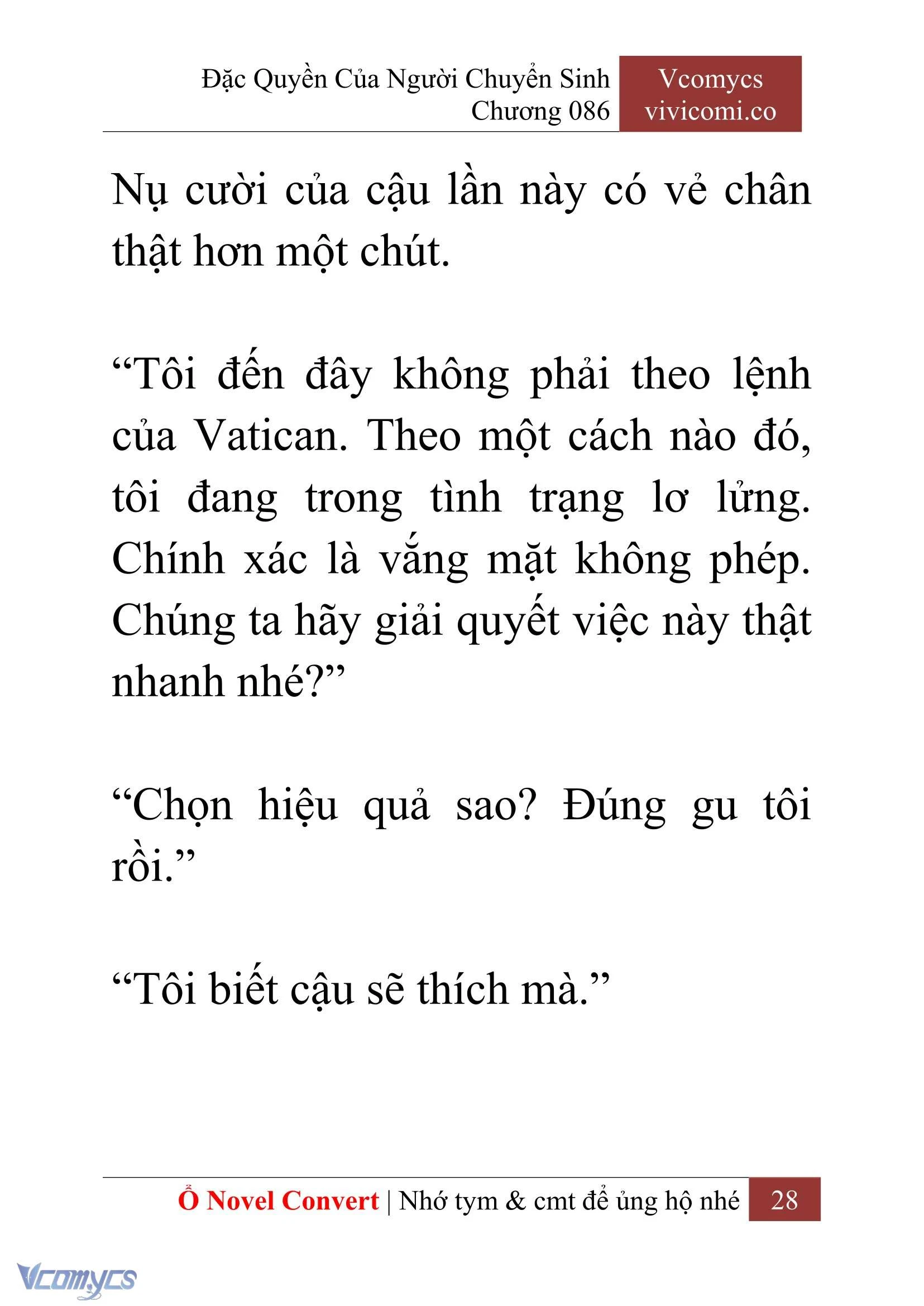 [Novel] Đặc Quyền Của Người Chuyển Sinh Chapter  86 - 30