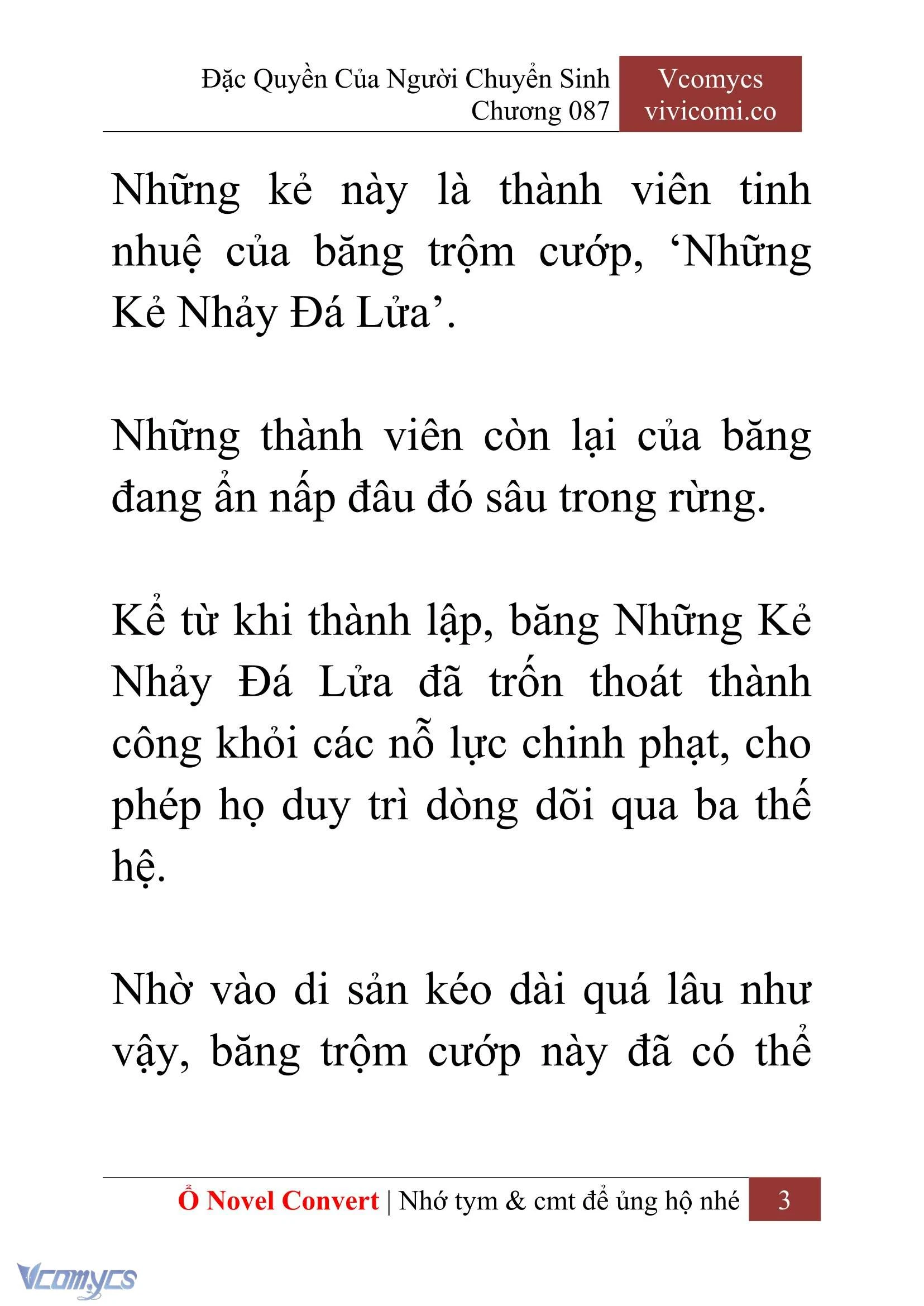 [Novel] Đặc Quyền Của Người Chuyển Sinh Chapter  87 - 5