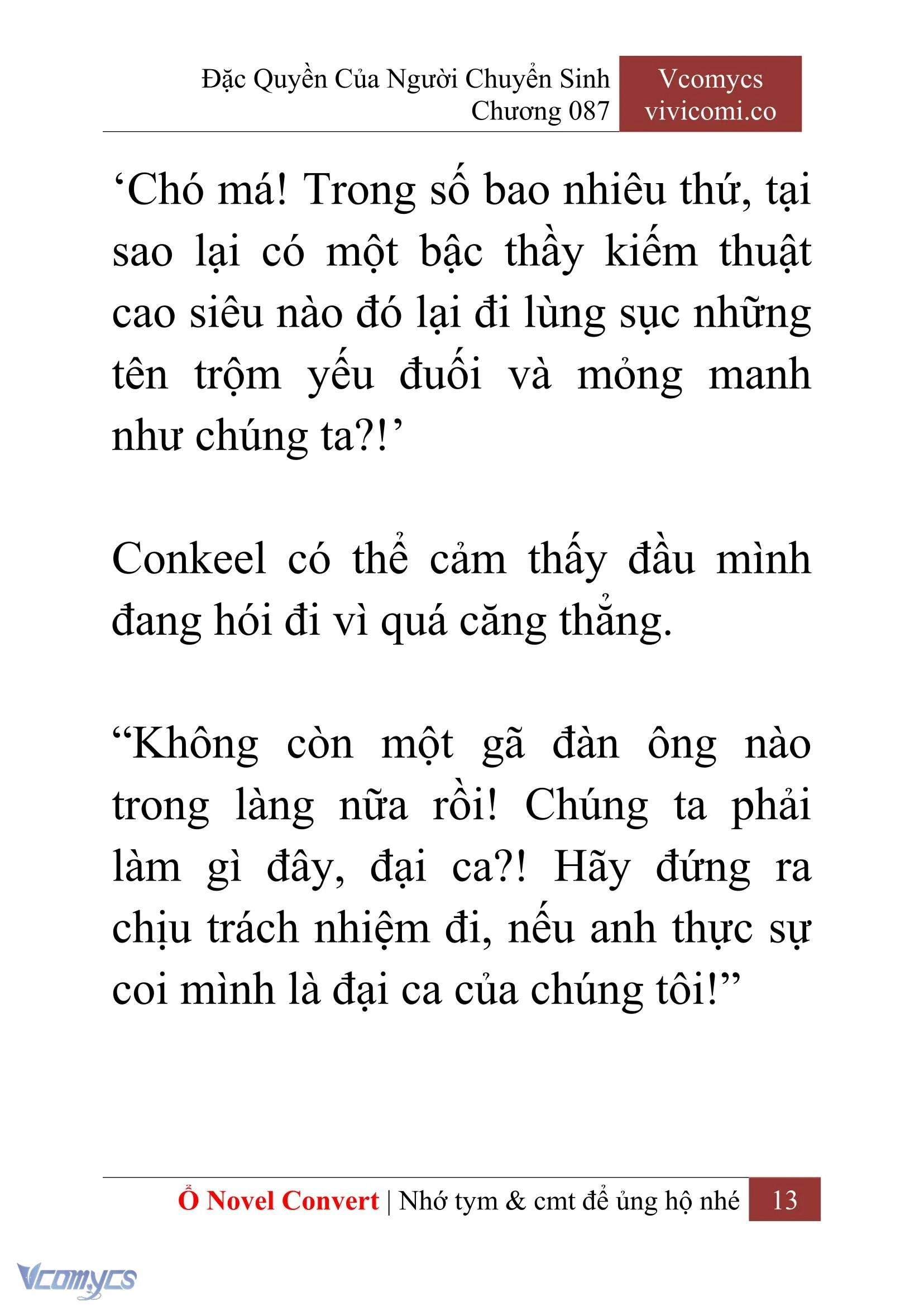 [Novel] Đặc Quyền Của Người Chuyển Sinh Chapter  87 - 15