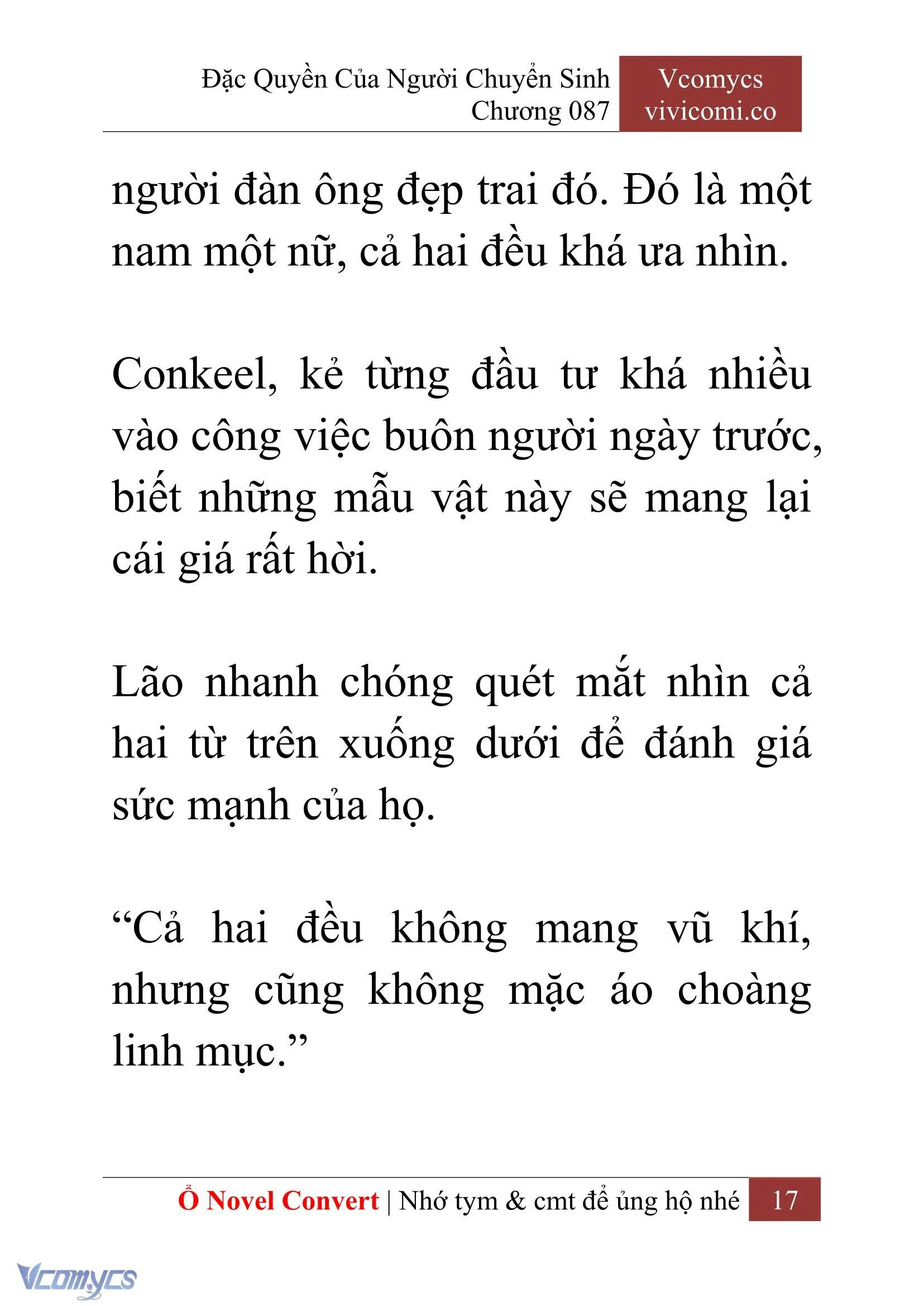 [Novel] Đặc Quyền Của Người Chuyển Sinh Chapter  87 - 19