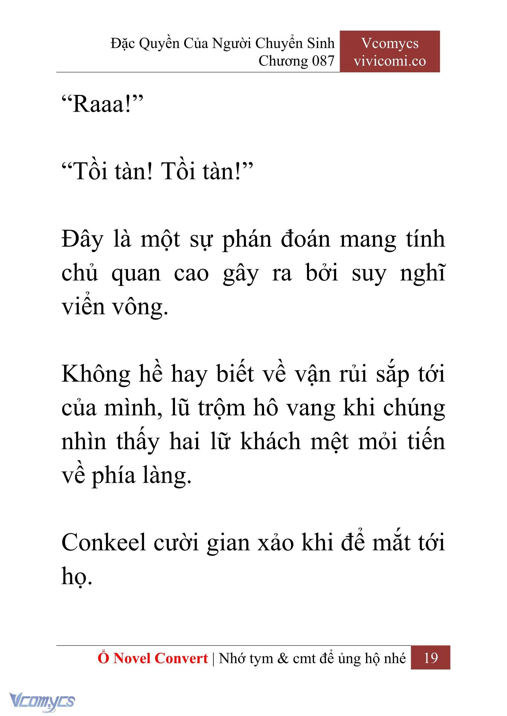 [Novel] Đặc Quyền Của Người Chuyển Sinh Chapter  87 - 21