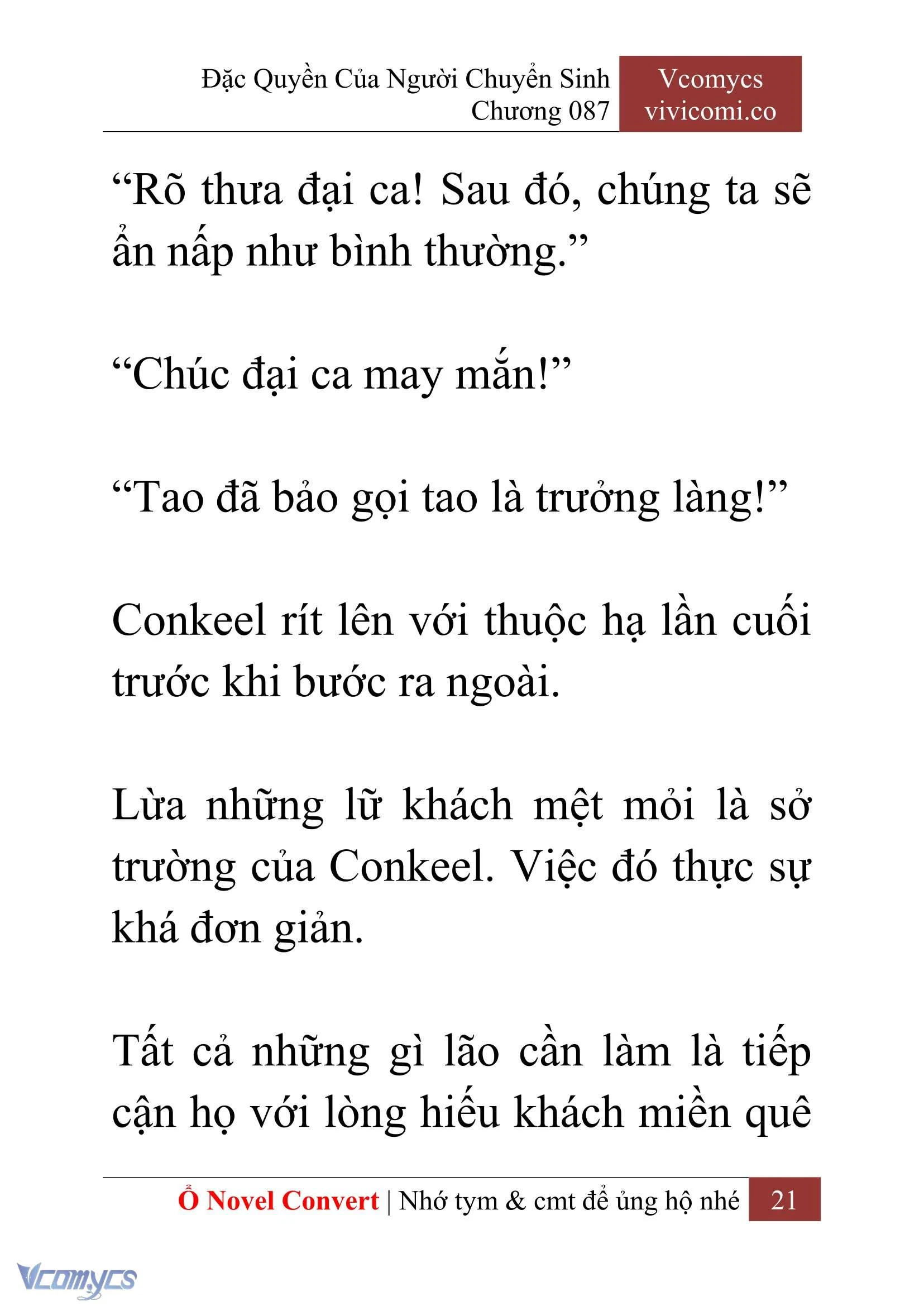 [Novel] Đặc Quyền Của Người Chuyển Sinh Chapter  87 - 23