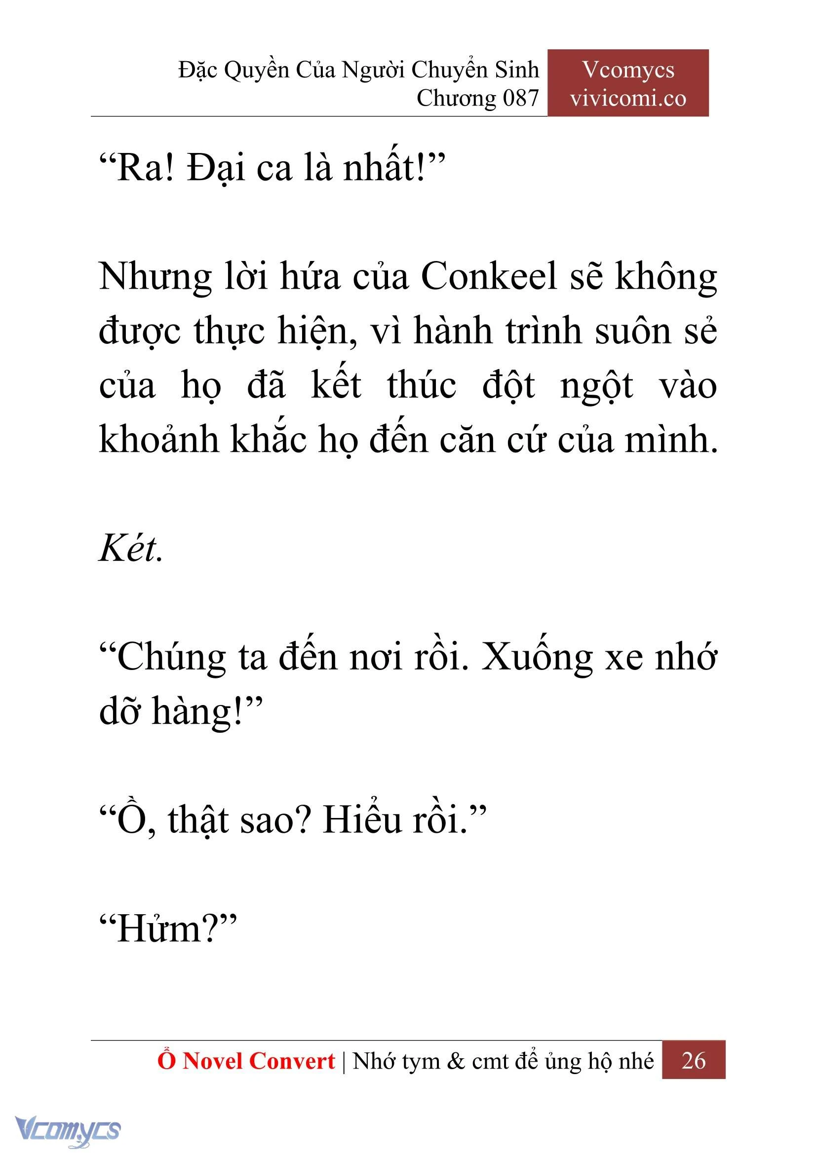 [Novel] Đặc Quyền Của Người Chuyển Sinh Chapter  87 - 28