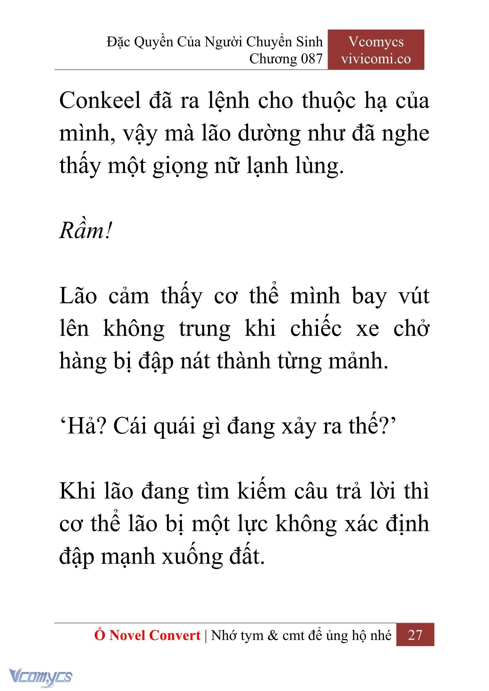 [Novel] Đặc Quyền Của Người Chuyển Sinh Chapter  87 - 29