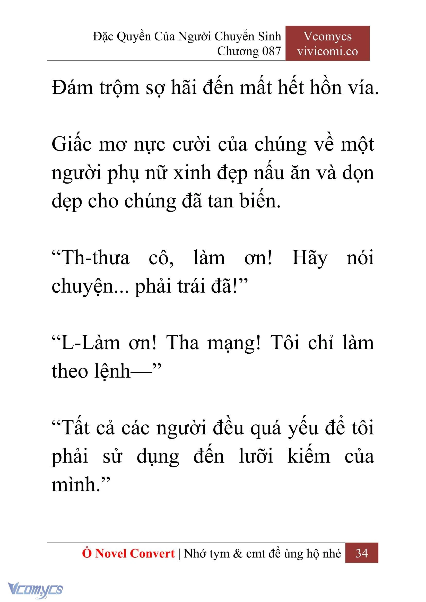 [Novel] Đặc Quyền Của Người Chuyển Sinh Chapter  87 - 36