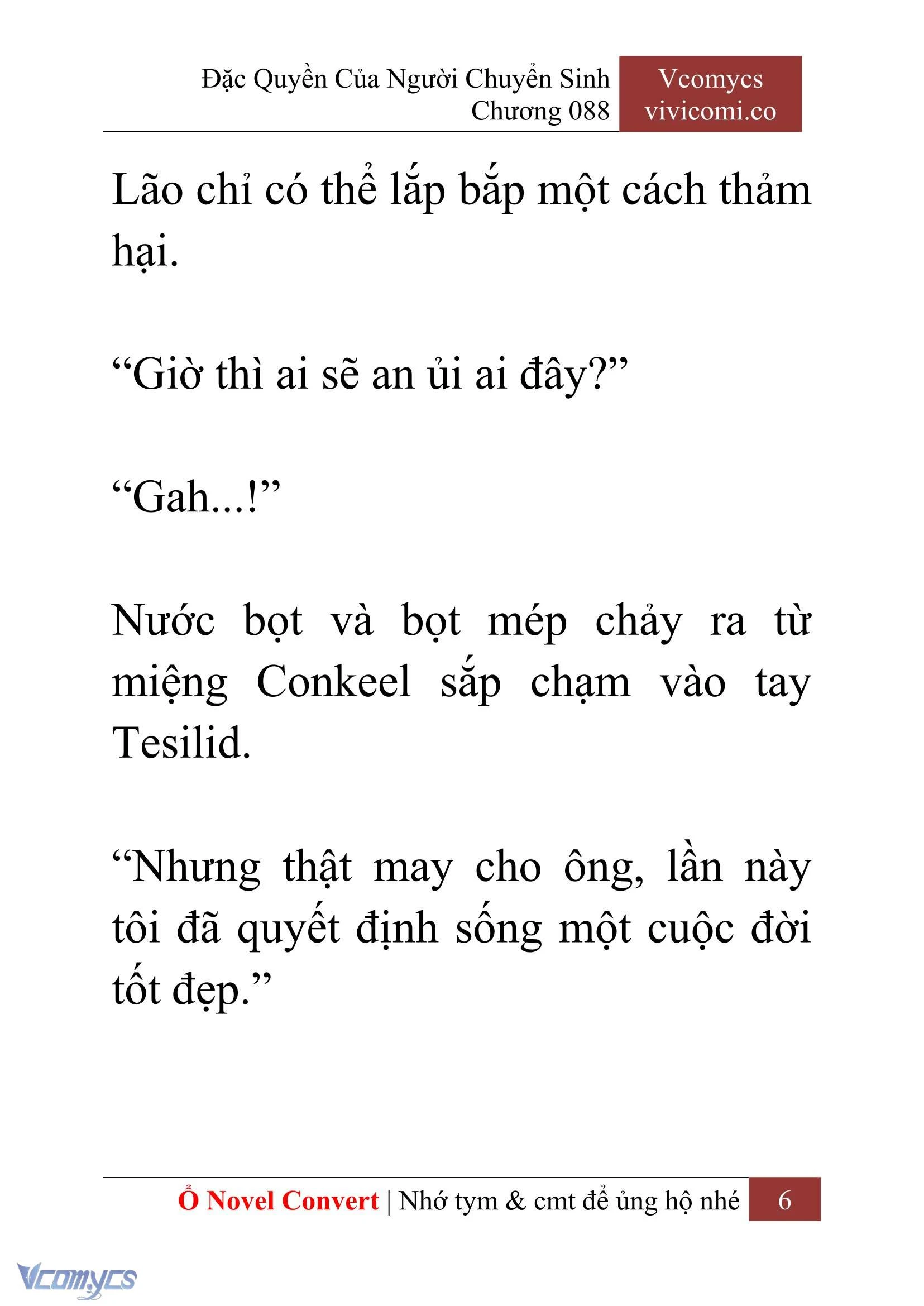 [Novel] Đặc Quyền Của Người Chuyển Sinh Chapter  88 - 8