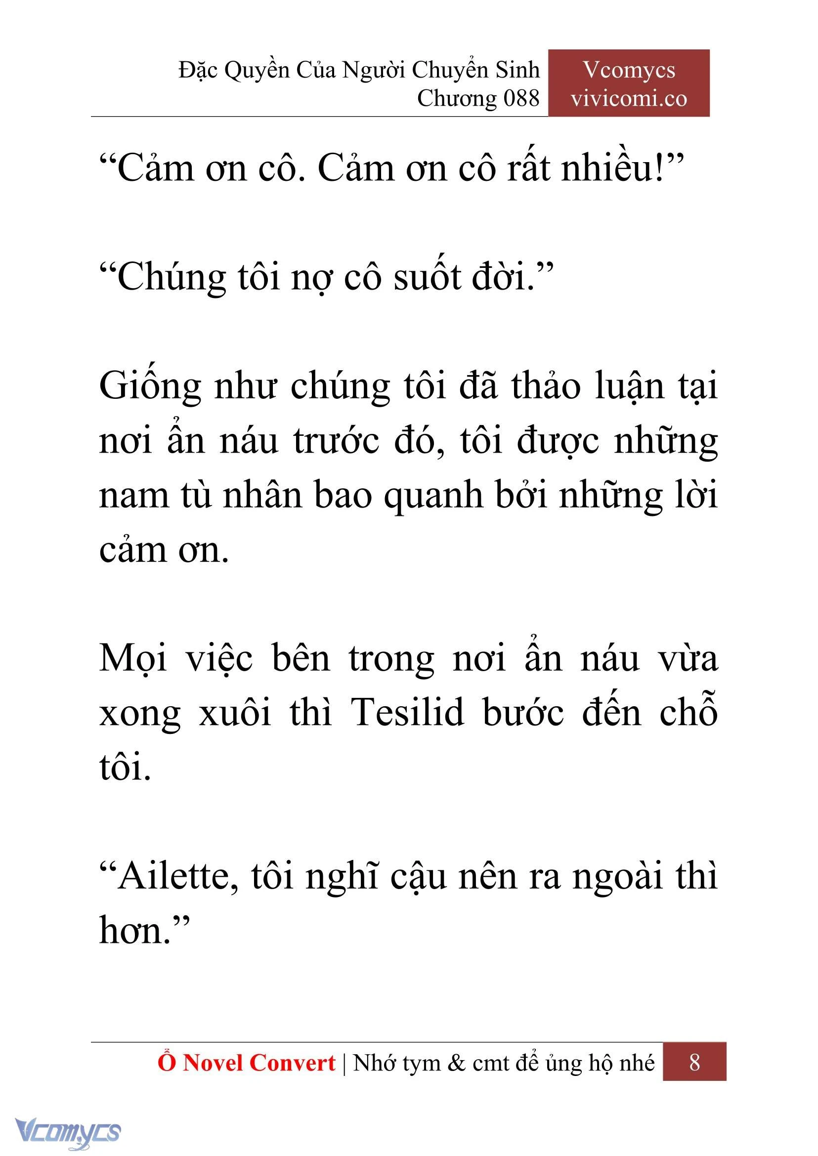 [Novel] Đặc Quyền Của Người Chuyển Sinh Chapter  88 - 10